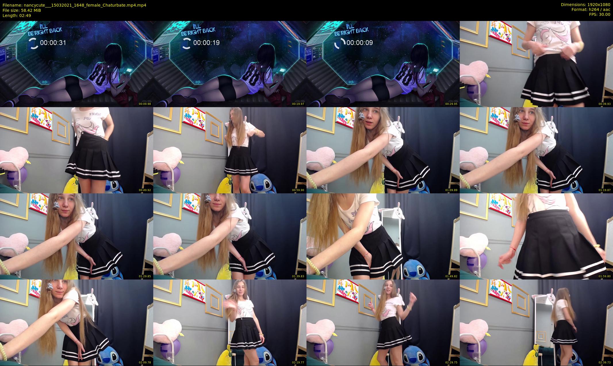 nancycute__ — 3 minute Chaturbate female cam show recording, 1080p, Mar 15, 2021