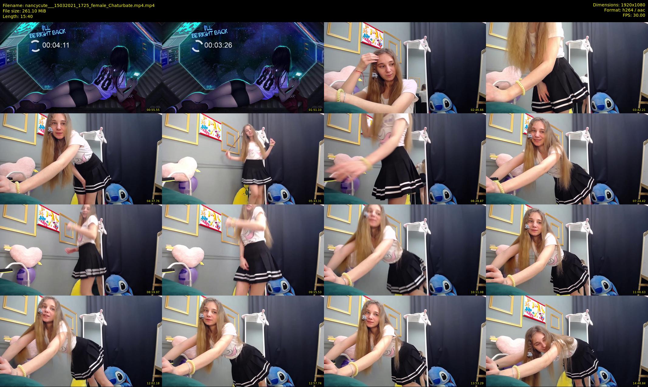 nancycute__ — 16 minute Chaturbate female cam show recording, 1080p, Mar 15, 2021