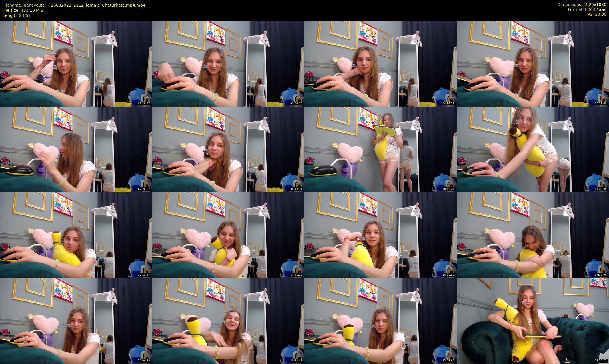 nancycute__ — 25 minute Chaturbate female cam show recording, 1080p, Mar 15, 2021