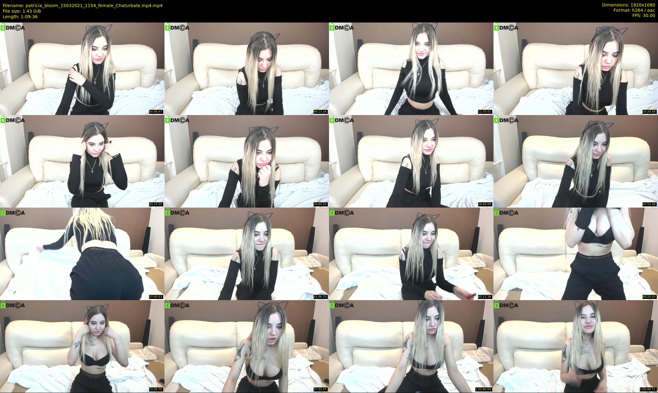 patricia_bloom — 70 minute Chaturbate female cam show recording, 1080p, Mar 15, 2021