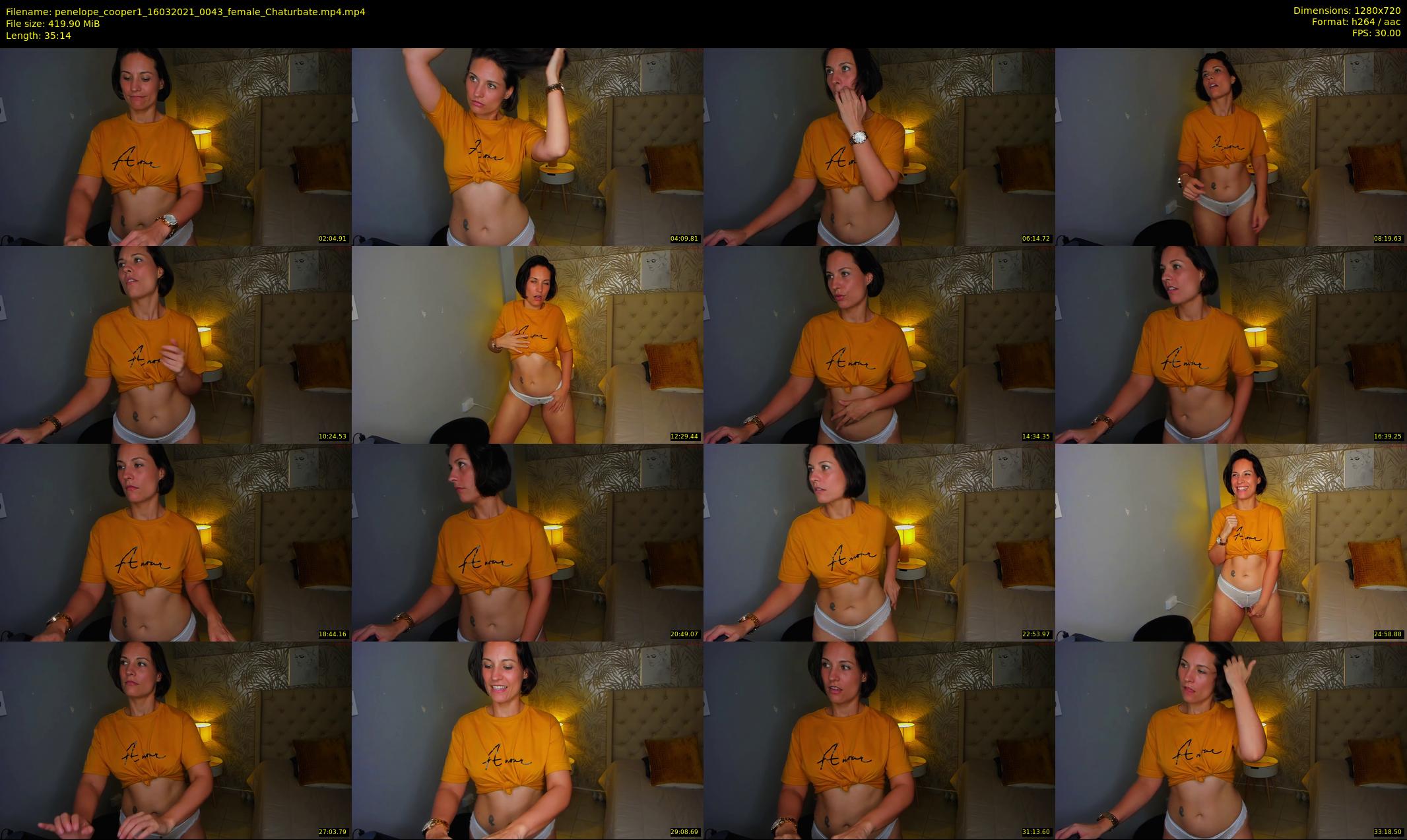penelope_cooper1 — 36 minute Chaturbate female cam show recording, 720p, Mar 16, 2021