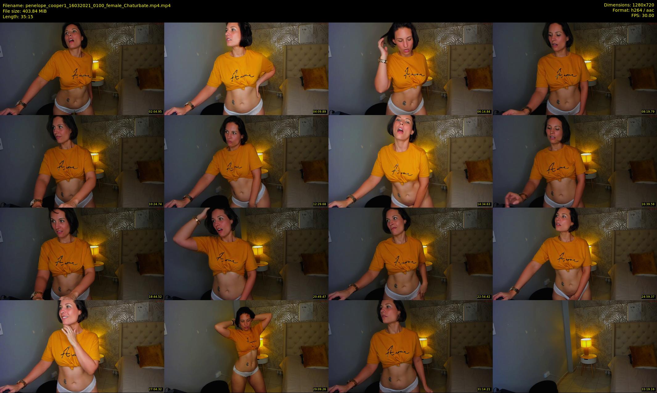 penelope_cooper1 — 36 minute Chaturbate female cam show recording, 720p, Mar 16, 2021