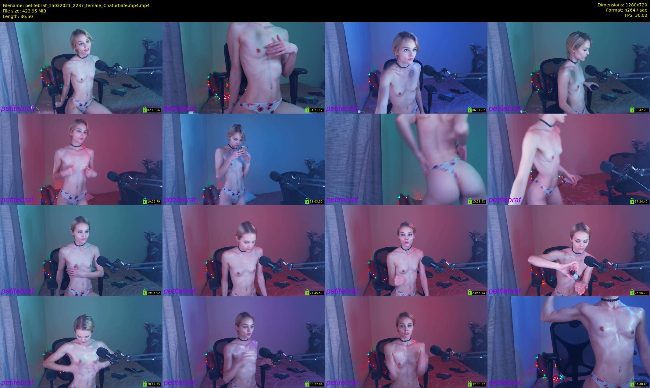 petitebrat — 37 minute Chaturbate female cam show recording, 720p, Mar 15, 2021