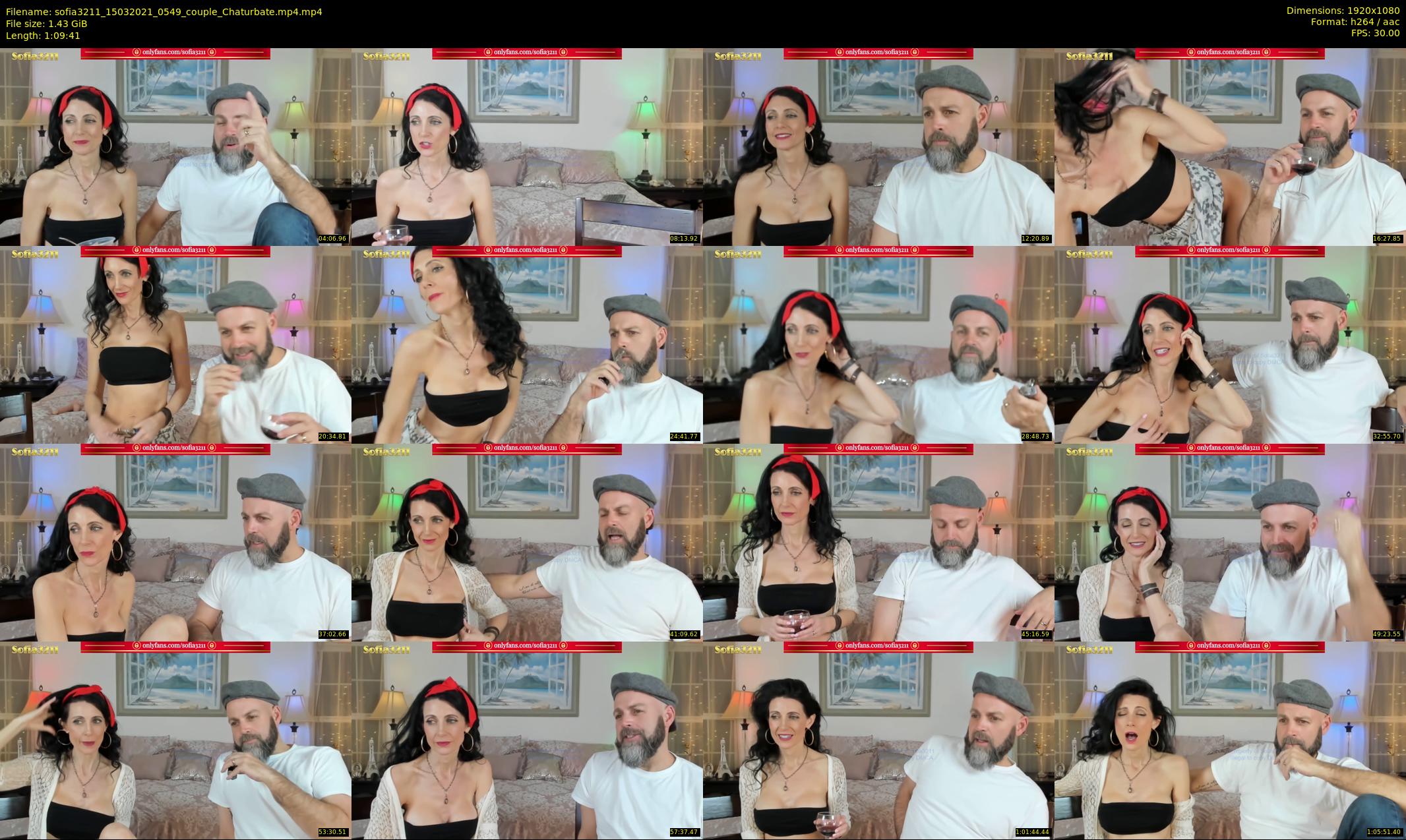 sofia3211 — 70 minute Chaturbate couple cam show recording, 1080p, Mar 15, 2021