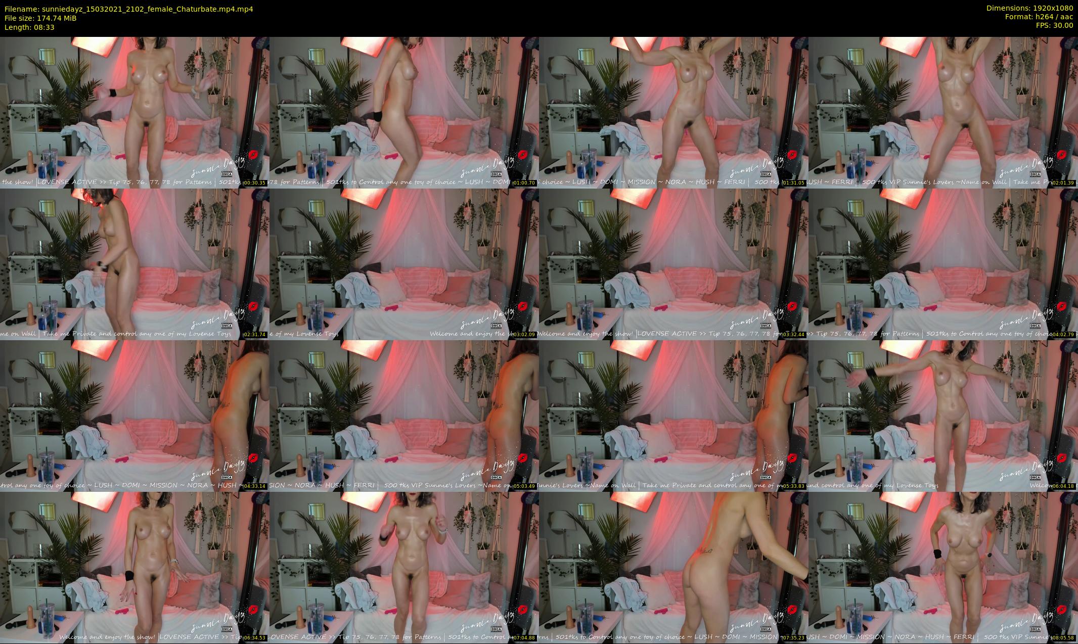 sunniedayz — 9 minute Chaturbate female cam show recording, 1080p, Mar 15, 2021