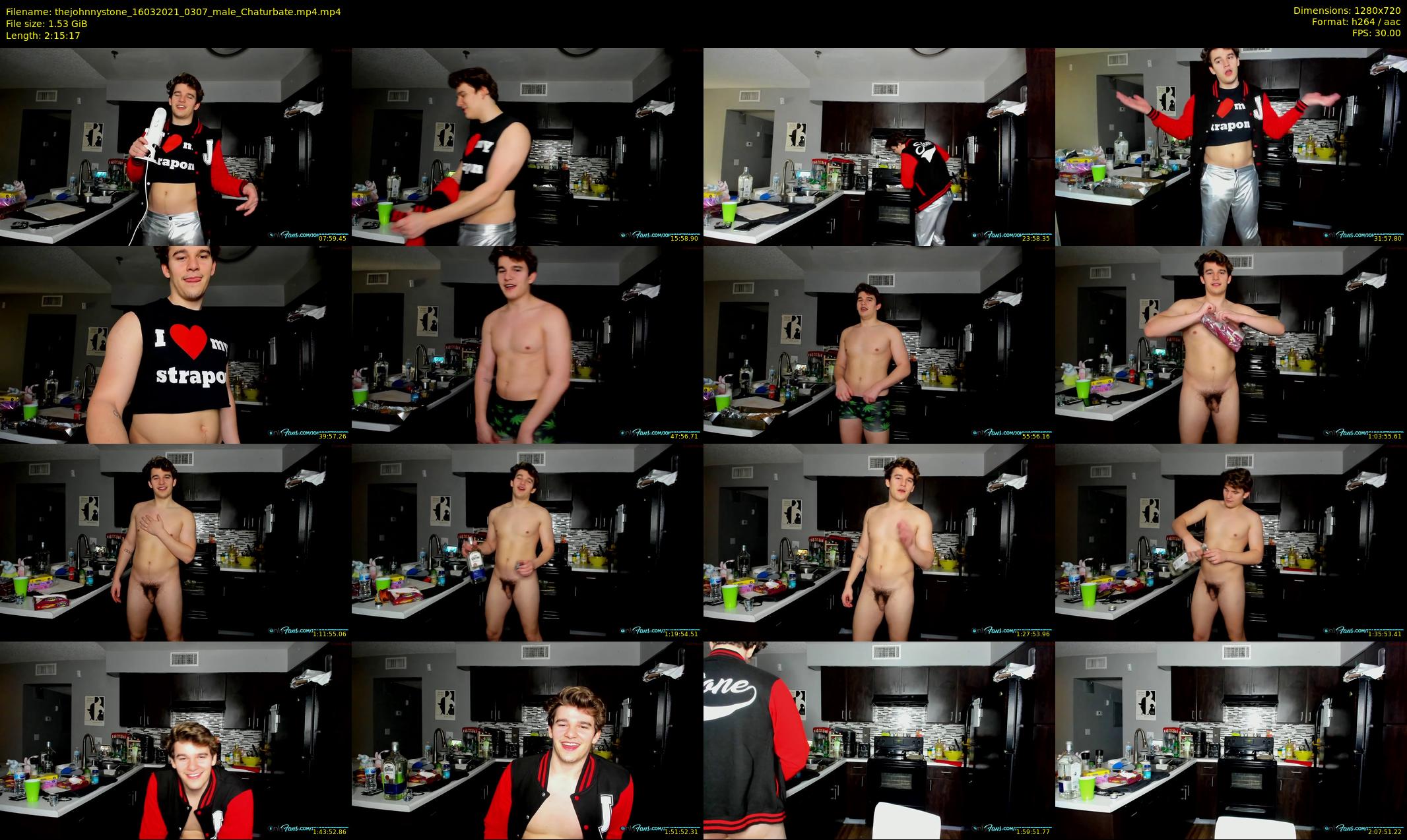 thejohnnystone — 136 minute Chaturbate male cam show recording, 720p, Mar 16, 2021
