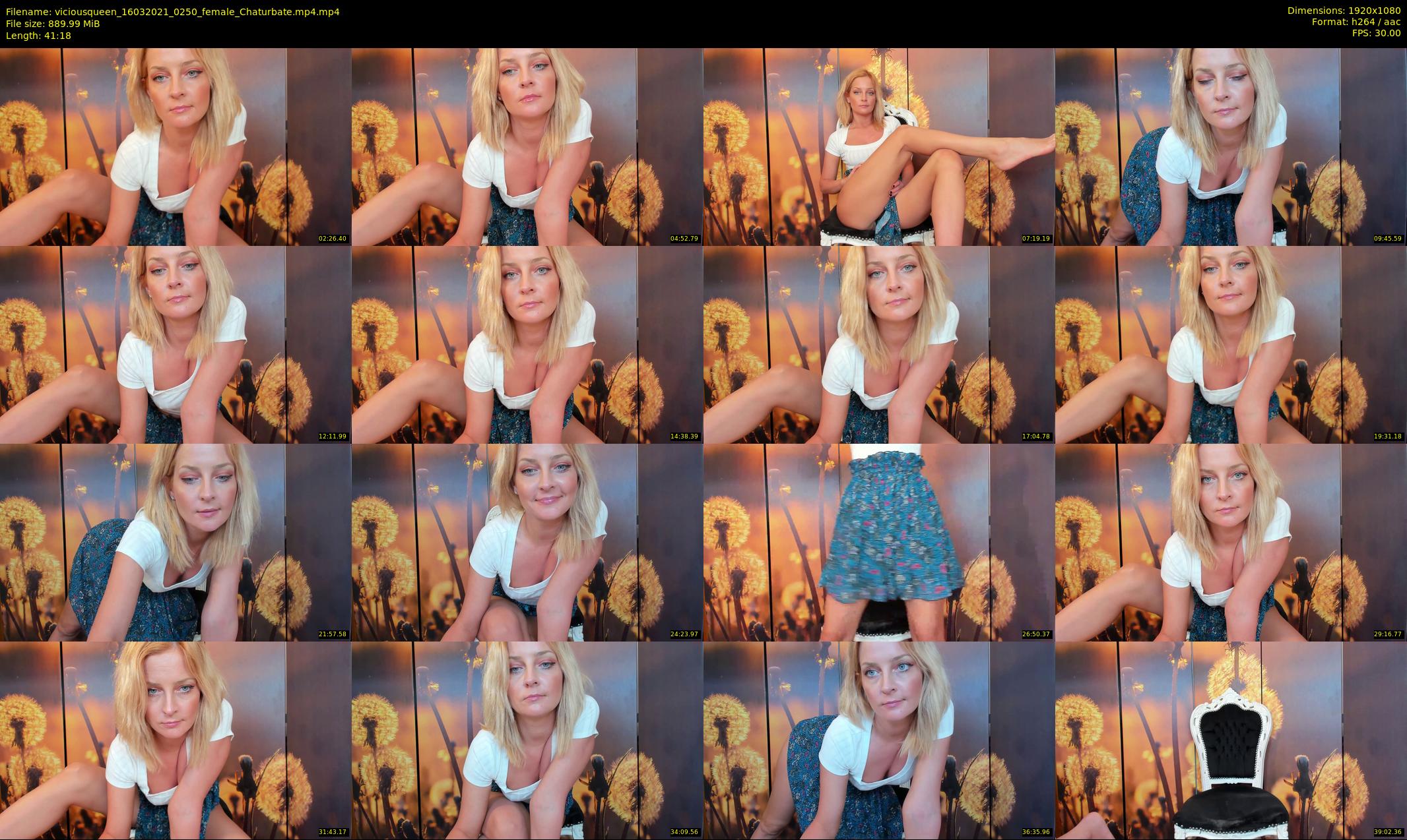 viciousqueen — 42 minute Chaturbate female cam show recording, 1080p, Mar 16, 2021