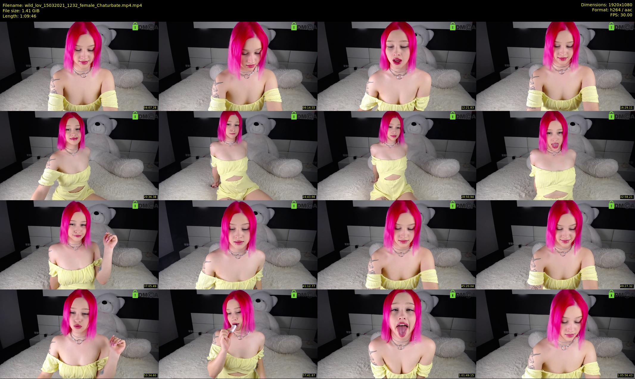 wild_lov — 70 minute Chaturbate female cam show recording, 1080p, Mar 15, 2021