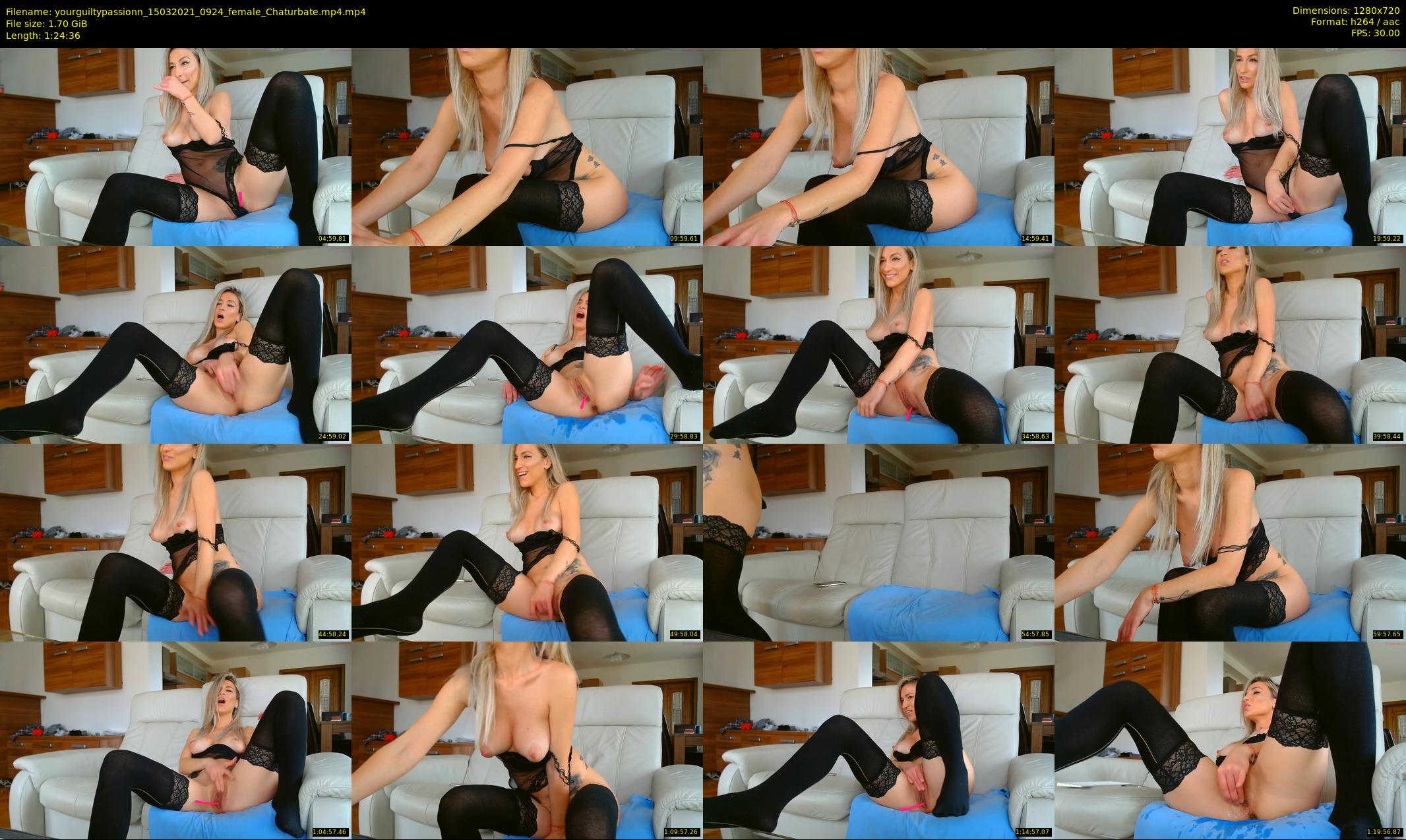 yourguiltypassionn — 85 minute Chaturbate female cam show recording, 720p, Mar 15, 2021