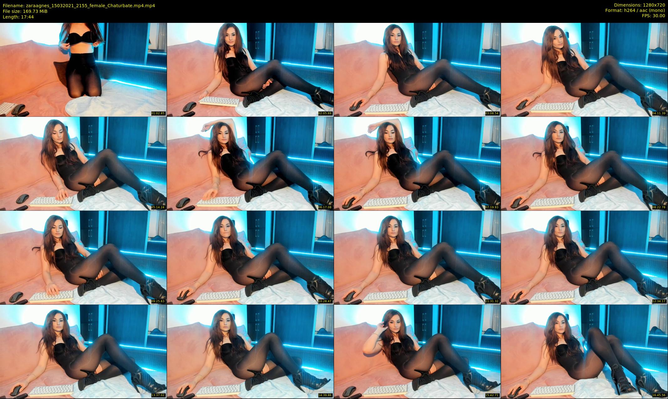 zaraagnes — 18 minute Chaturbate female cam show recording, 720p, Mar 15, 2021