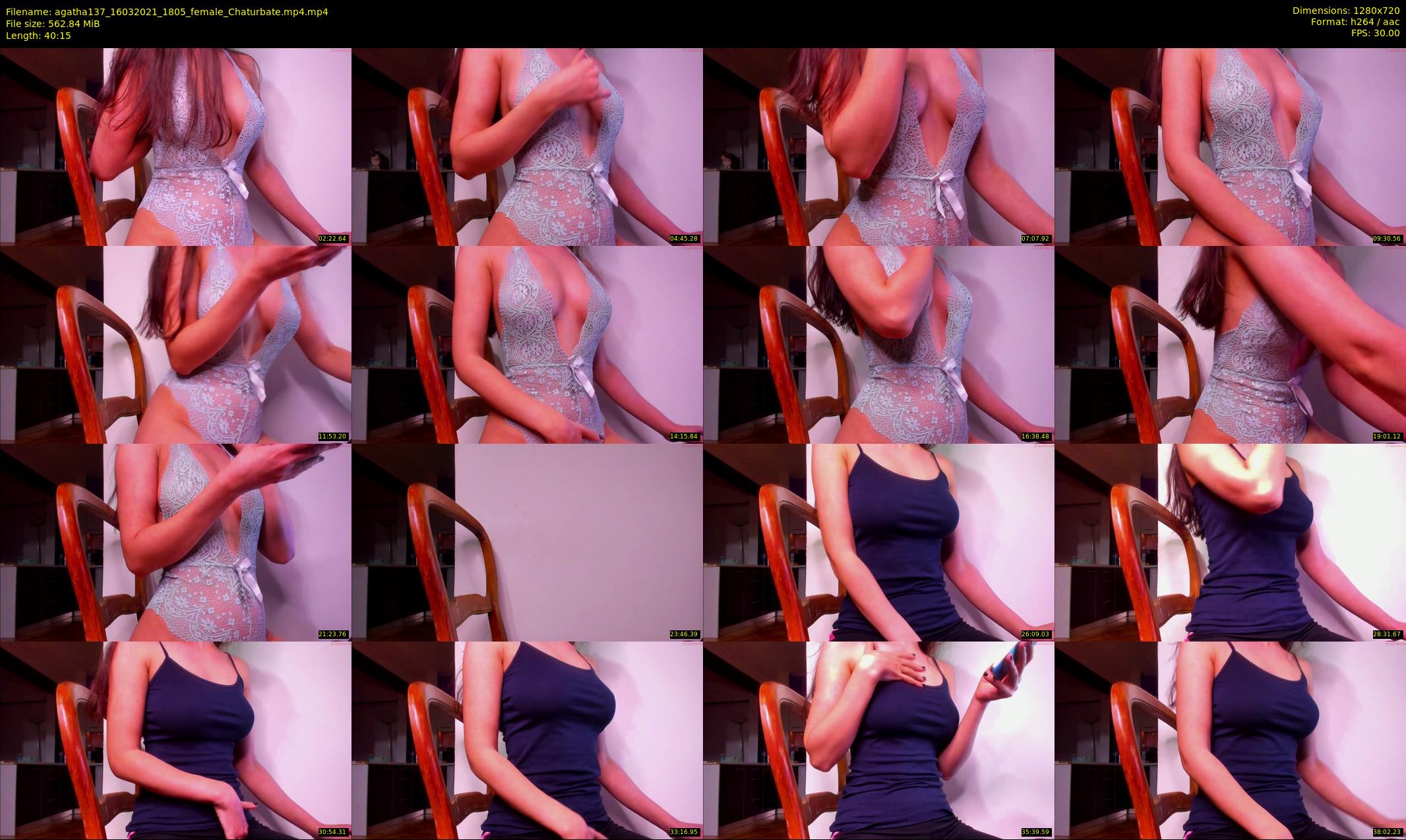 agatha137 — 41 minute Chaturbate female cam show recording, 720p, Mar 16, 2021