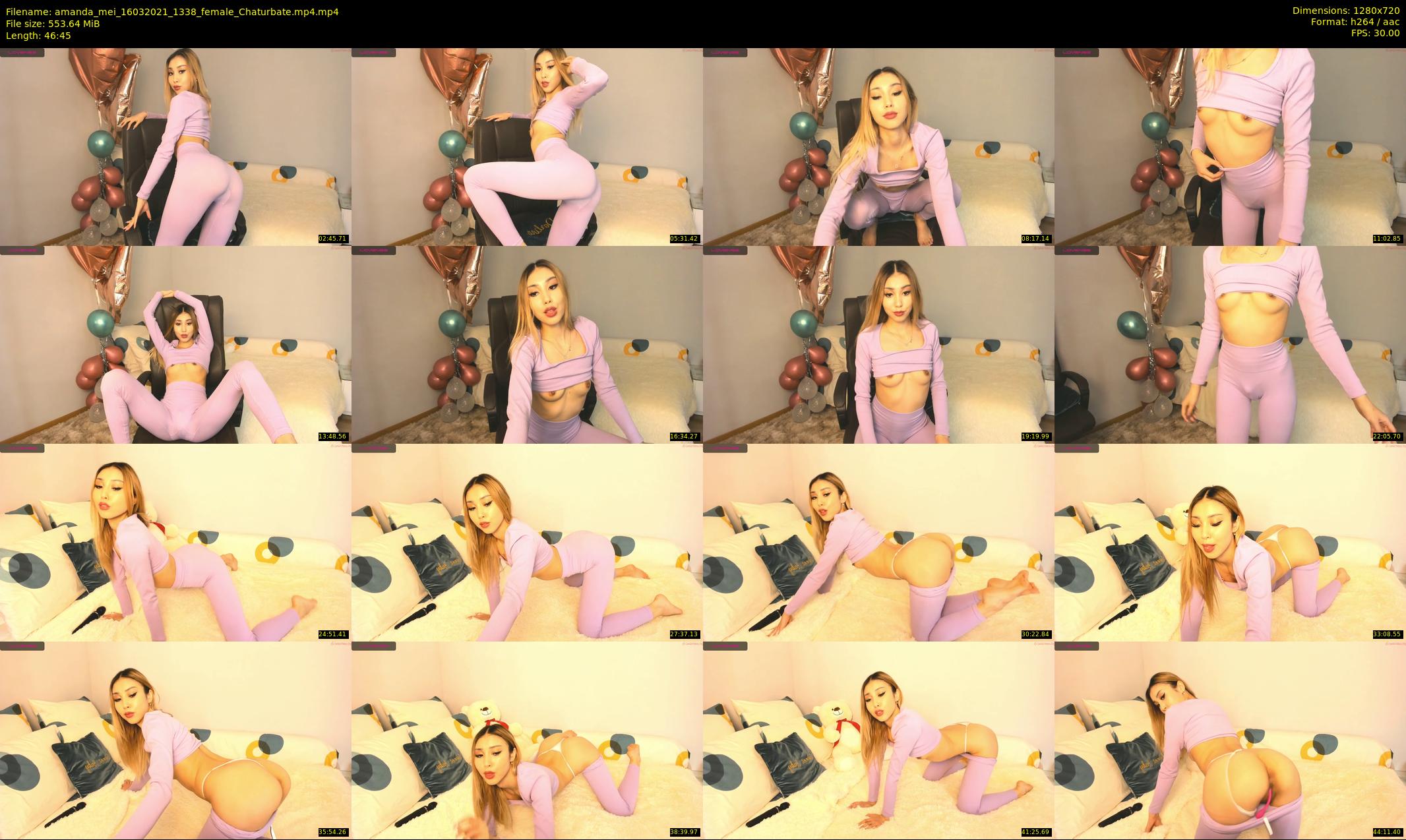 amanda_mei — 47 minute Chaturbate female cam show recording, 720p, Mar 16, 2021