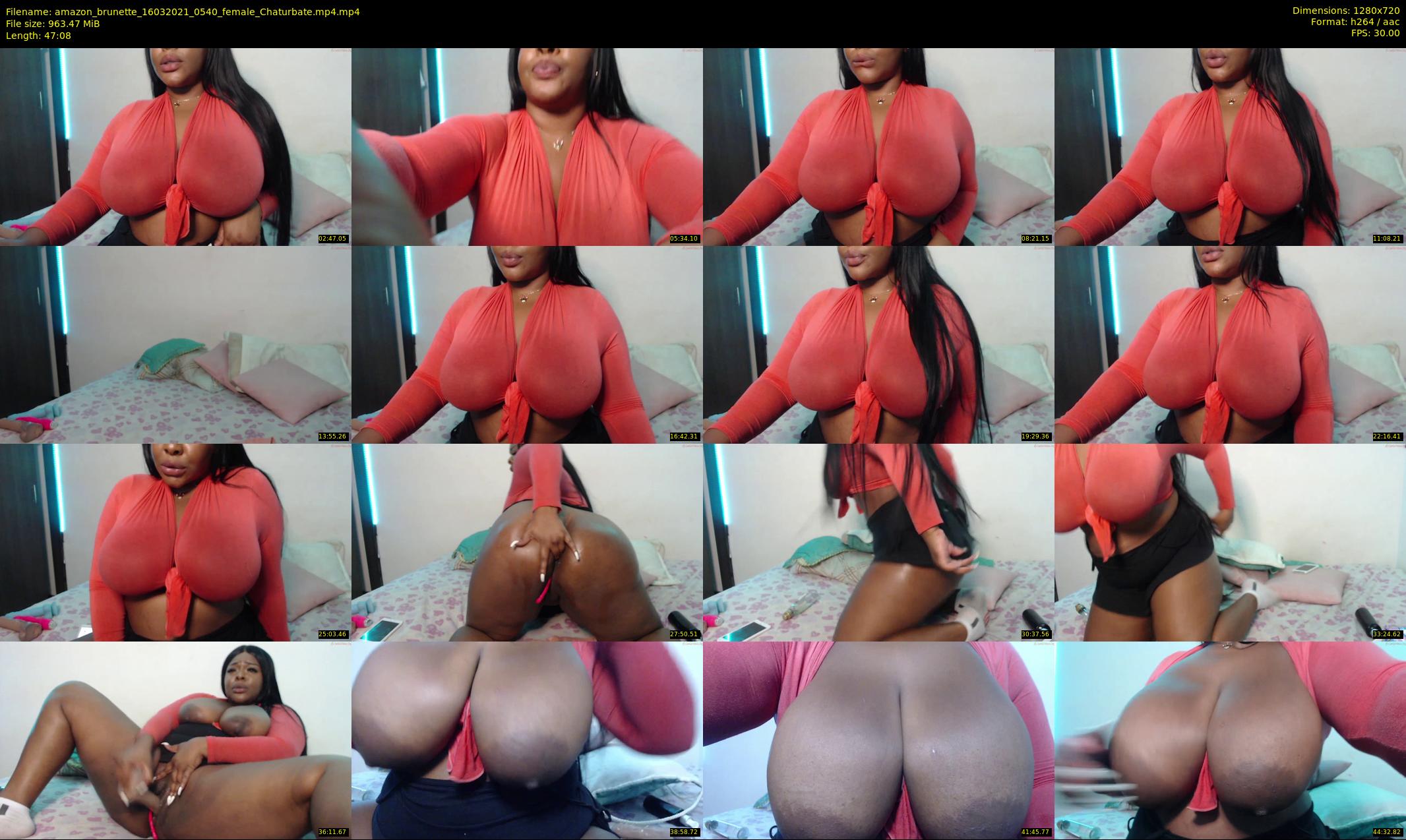 amazon_brunette — 48 minute Chaturbate female cam show recording, 720p, Mar 16, 2021
