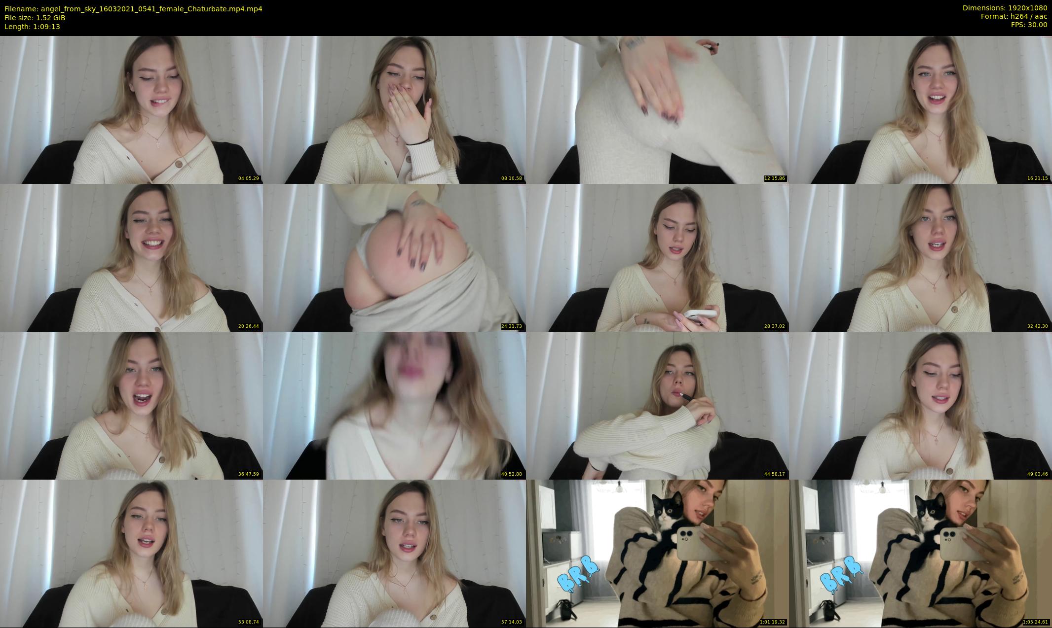 angel_from_sky — 70 minute Chaturbate female cam show recording, 1080p, Mar 16, 2021