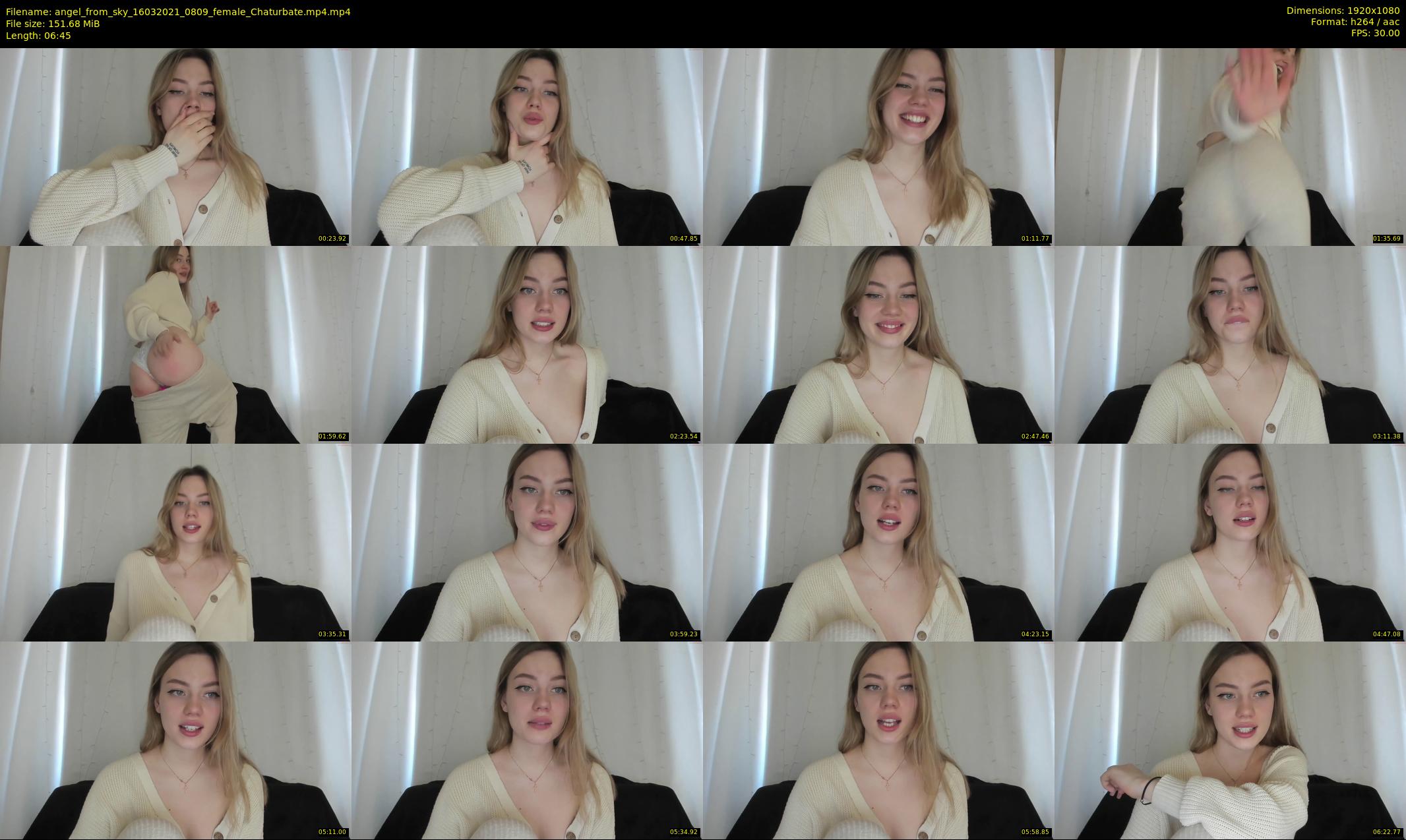angel_from_sky — 7 minute Chaturbate female cam show recording, 1080p, Mar 16, 2021