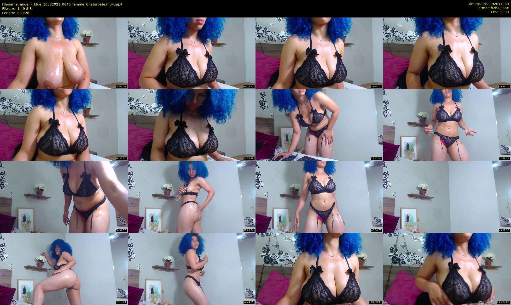 angelik_blue — 70 minute Chaturbate female cam show recording, 1080p, Mar 16, 2021