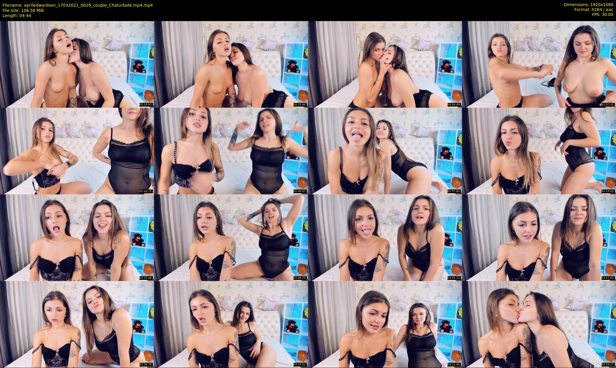 apriledwardson — 5 minute Chaturbate couple cam show recording, 1080p, Mar 17, 2021