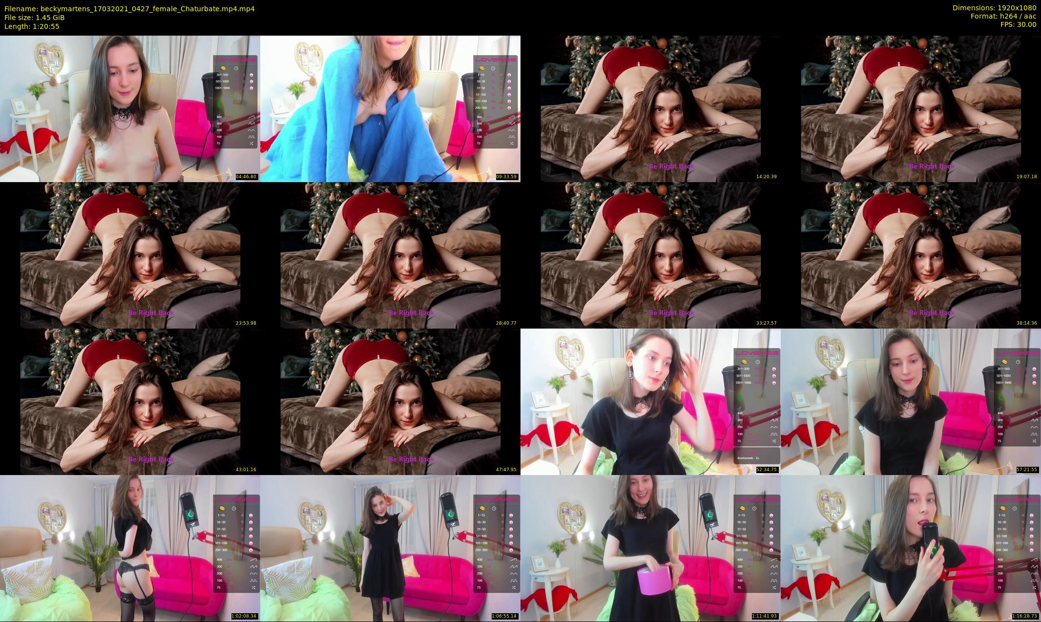 beckymartens — 81 minute Chaturbate female cam show recording, 1080p, Mar 17, 2021