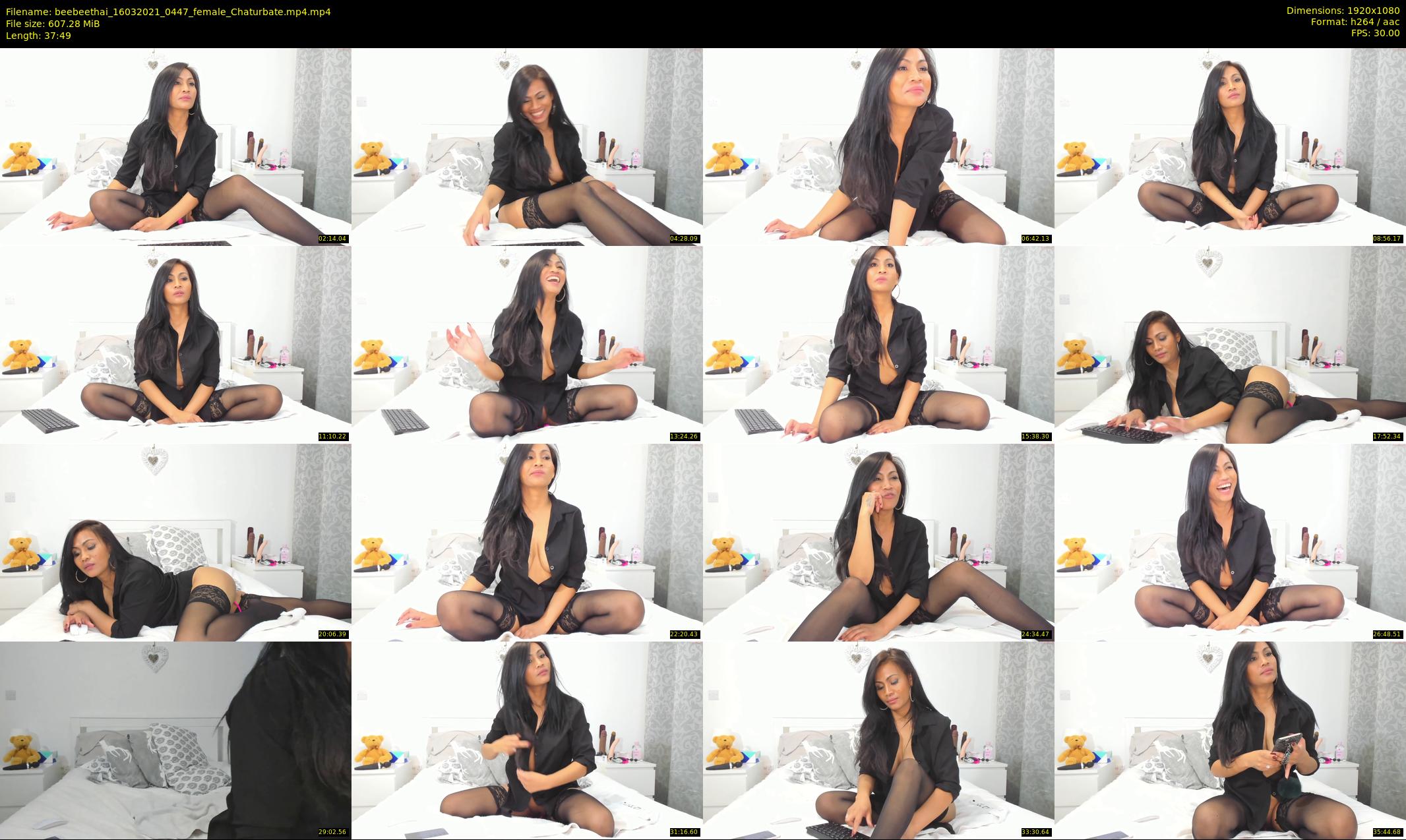 beebeethai — 38 minute Chaturbate female cam show recording, 1080p, Mar 16, 2021