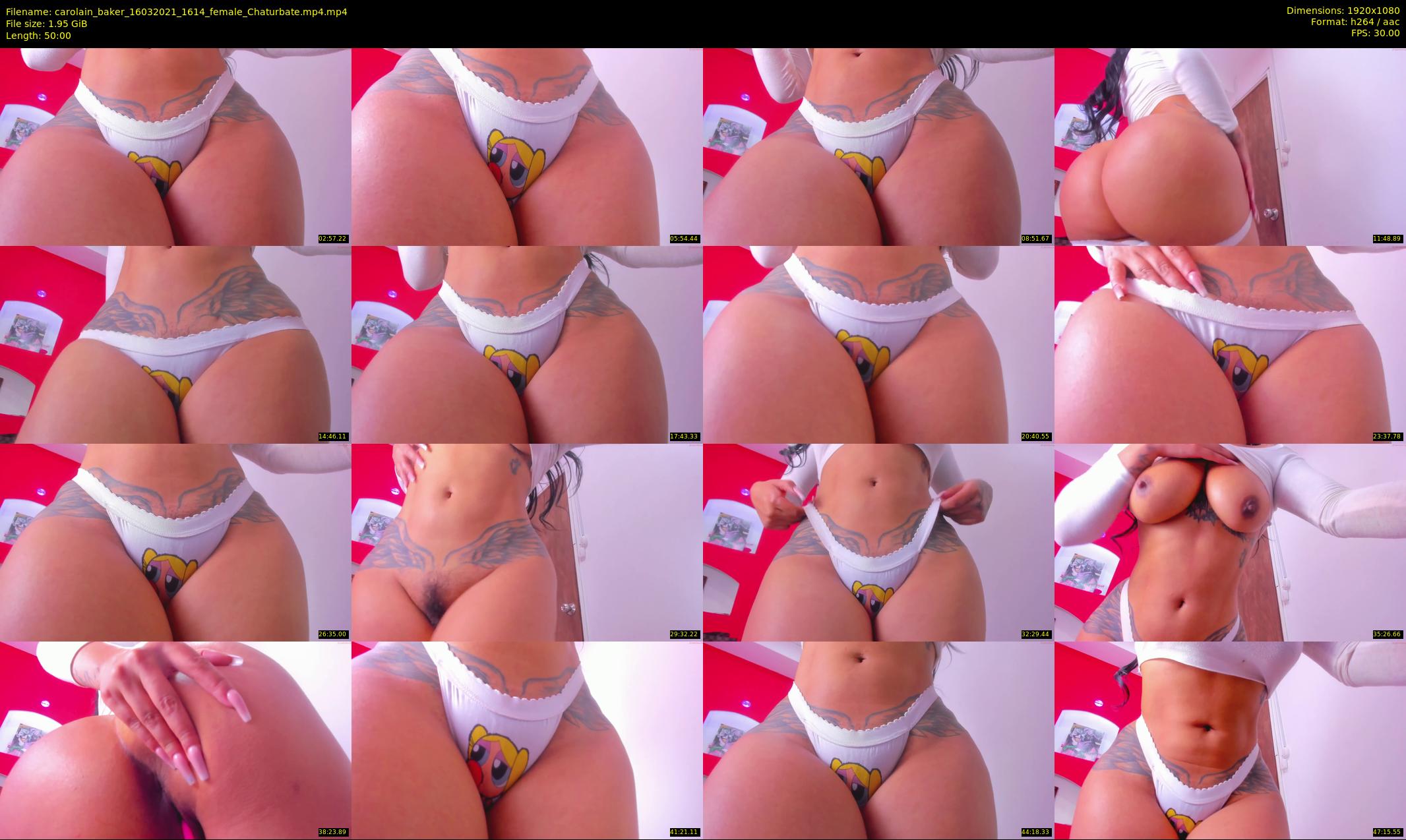 carolain_baker — 50 minute Chaturbate female cam show recording, 1080p, Mar 16, 2021