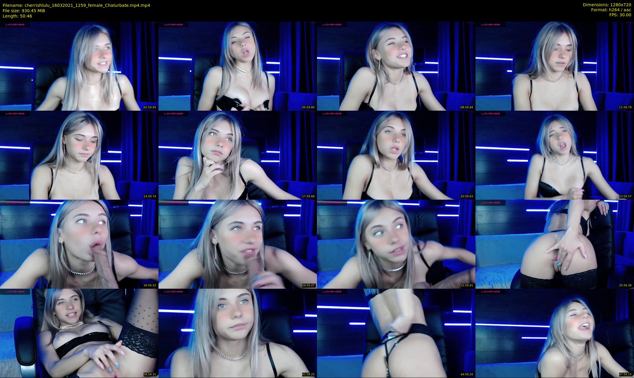 cherrishlulu — 51 minute Chaturbate female cam show recording, 720p, Mar 16, 2021