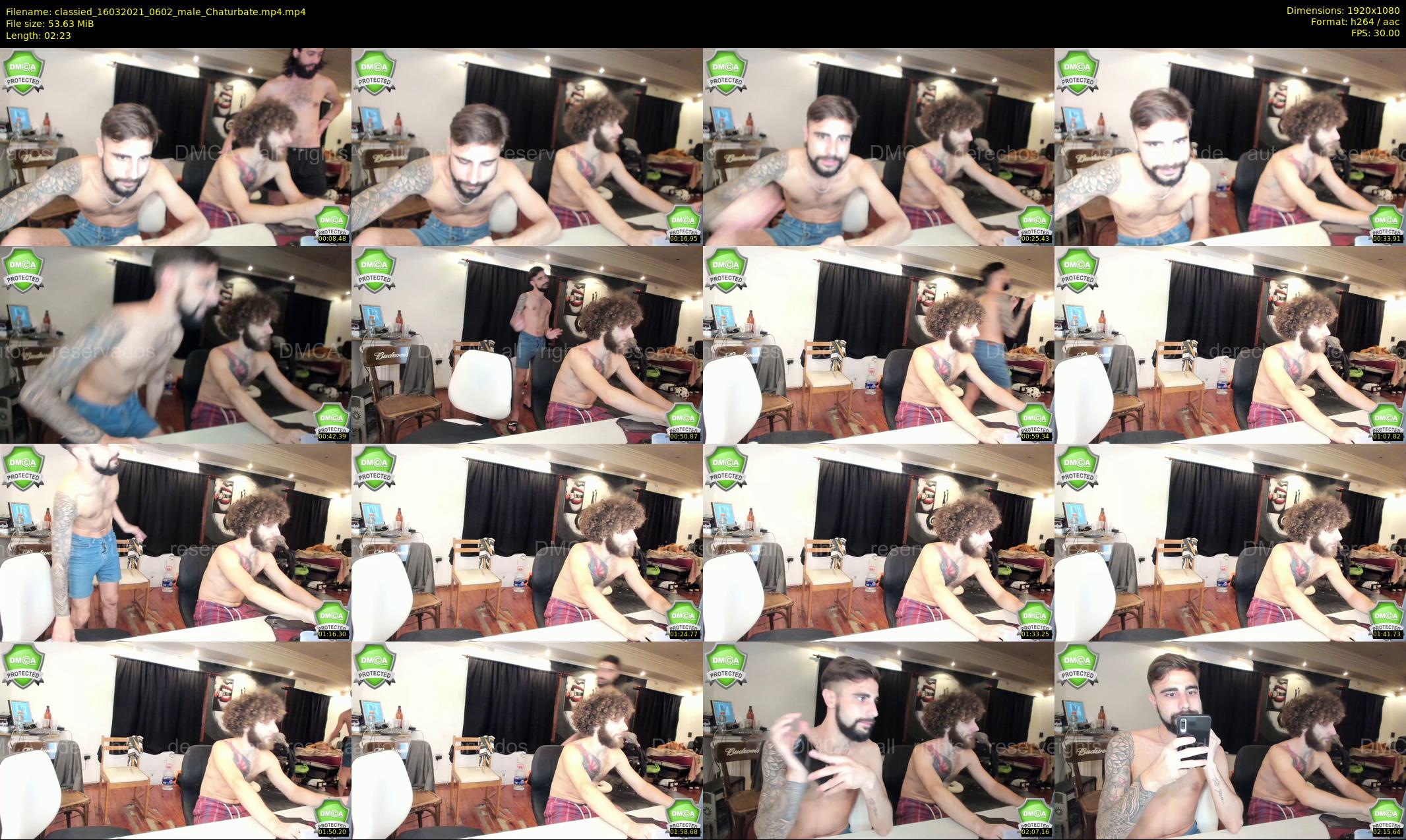 classied — 3 minute Chaturbate male cam show recording, 1080p, Mar 16, 2021
