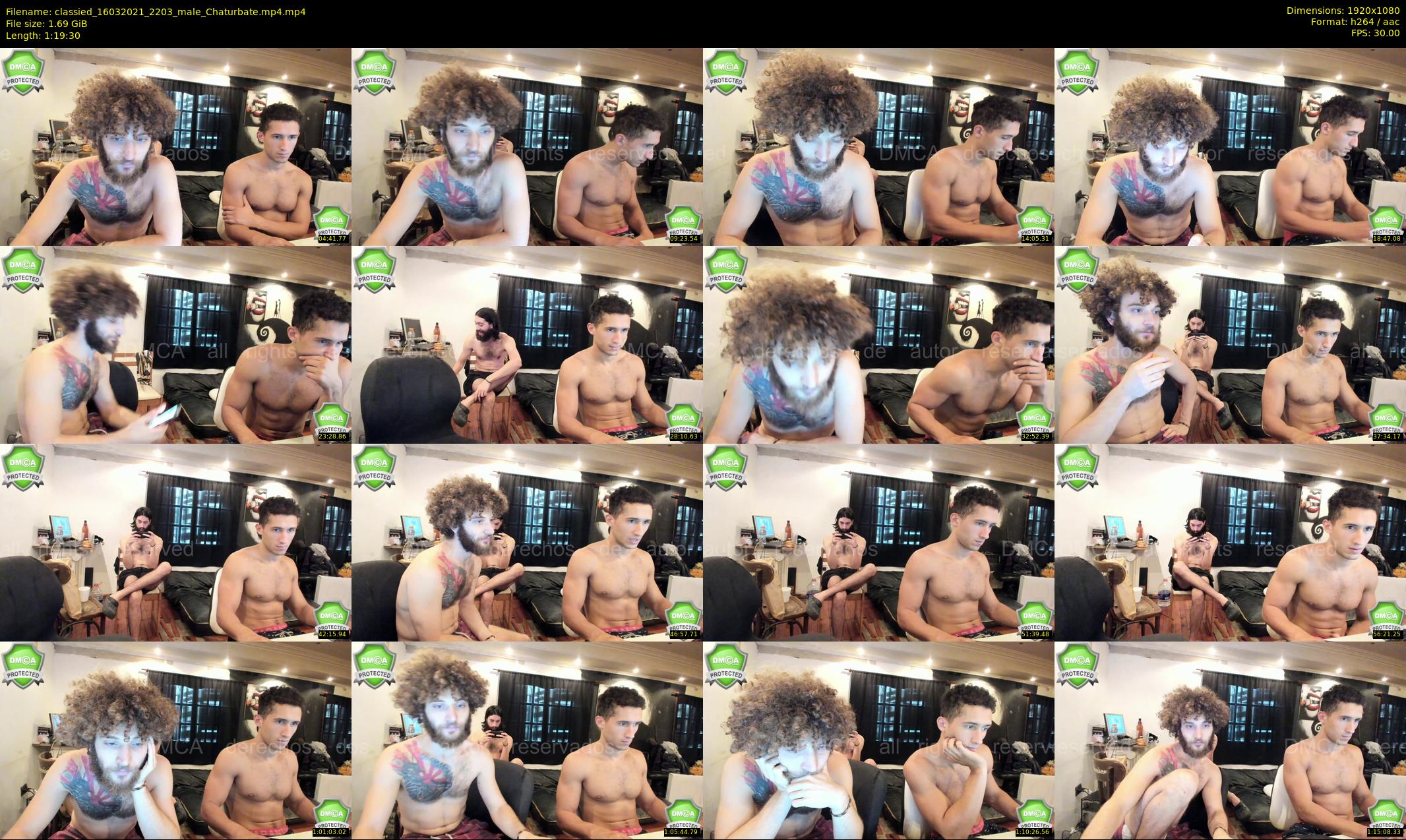 classied — 80 minute Chaturbate male cam show recording, 1080p, Mar 16, 2021