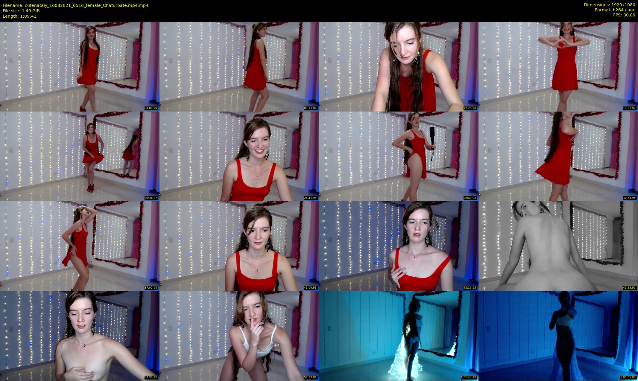 cutenataly — 70 minute Chaturbate female cam show recording, 1080p, Mar 16, 2021
