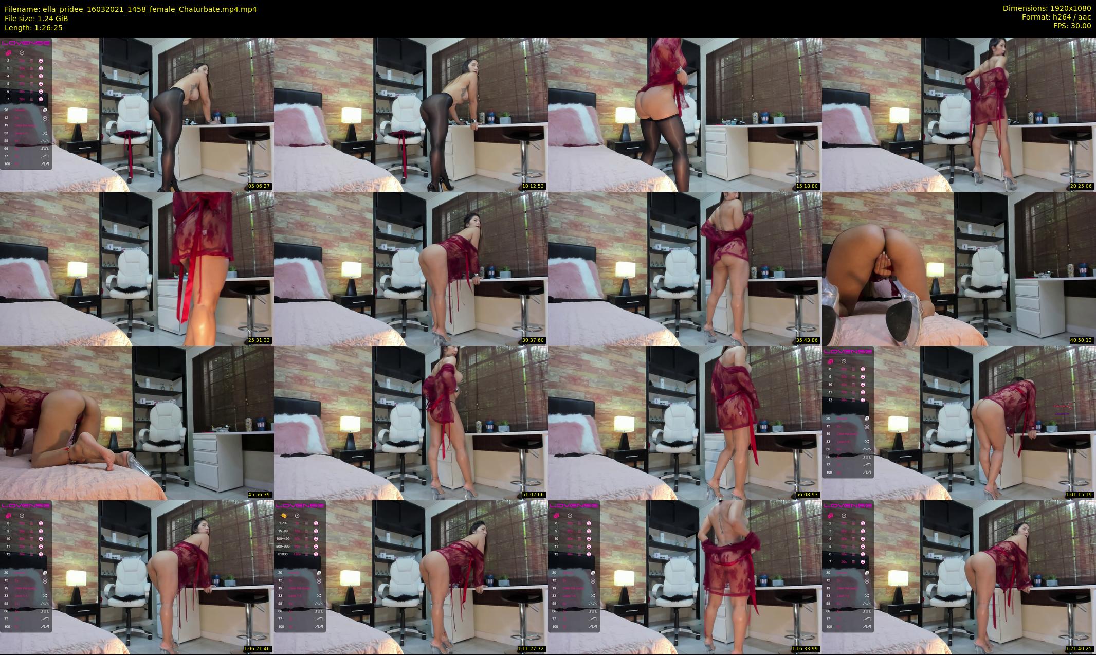 ella_pridee — 87 minute Chaturbate female cam show recording, 1080p, Mar 16, 2021