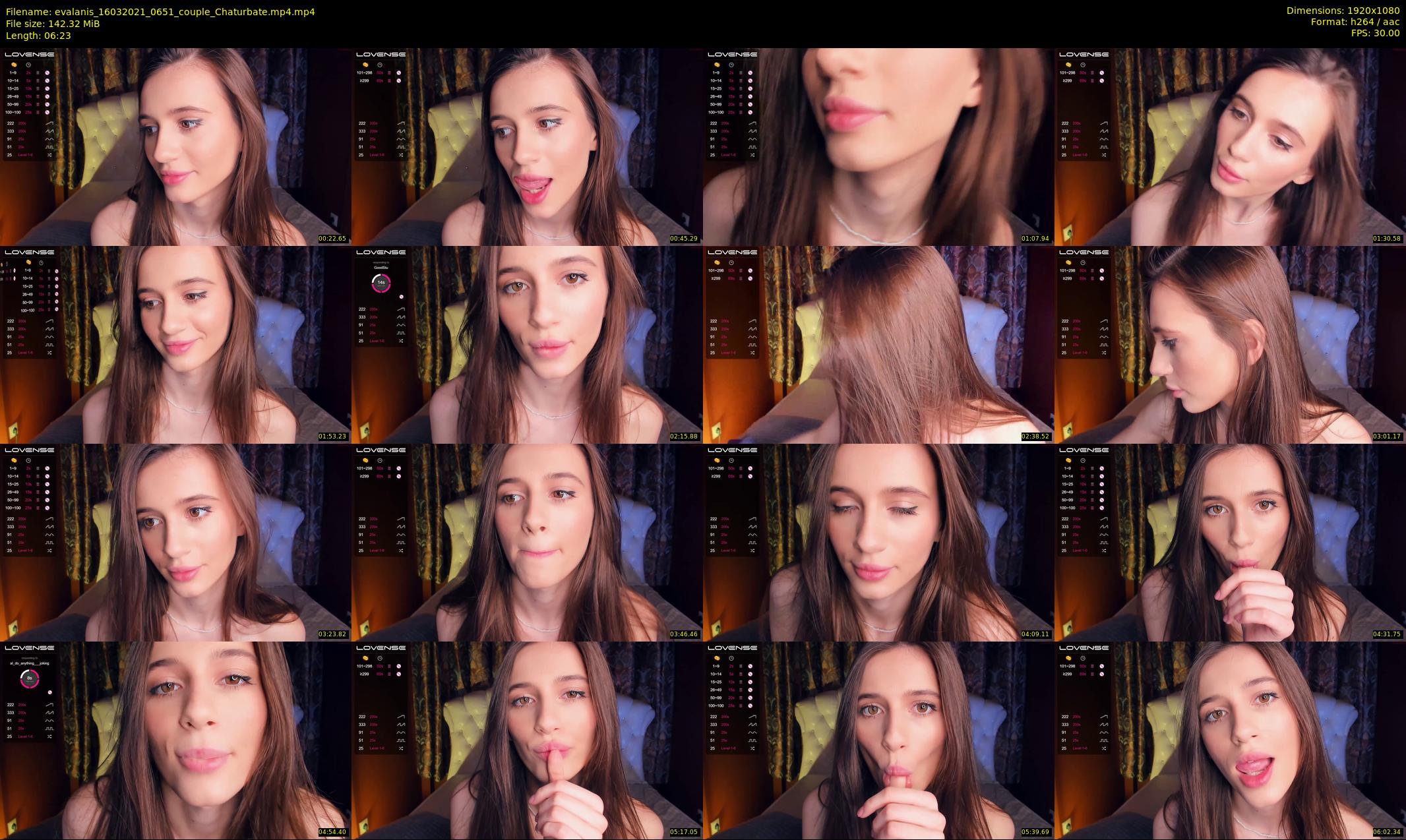 evalanis — 7 minute Chaturbate couple cam show recording, 1080p, Mar 16, 2021