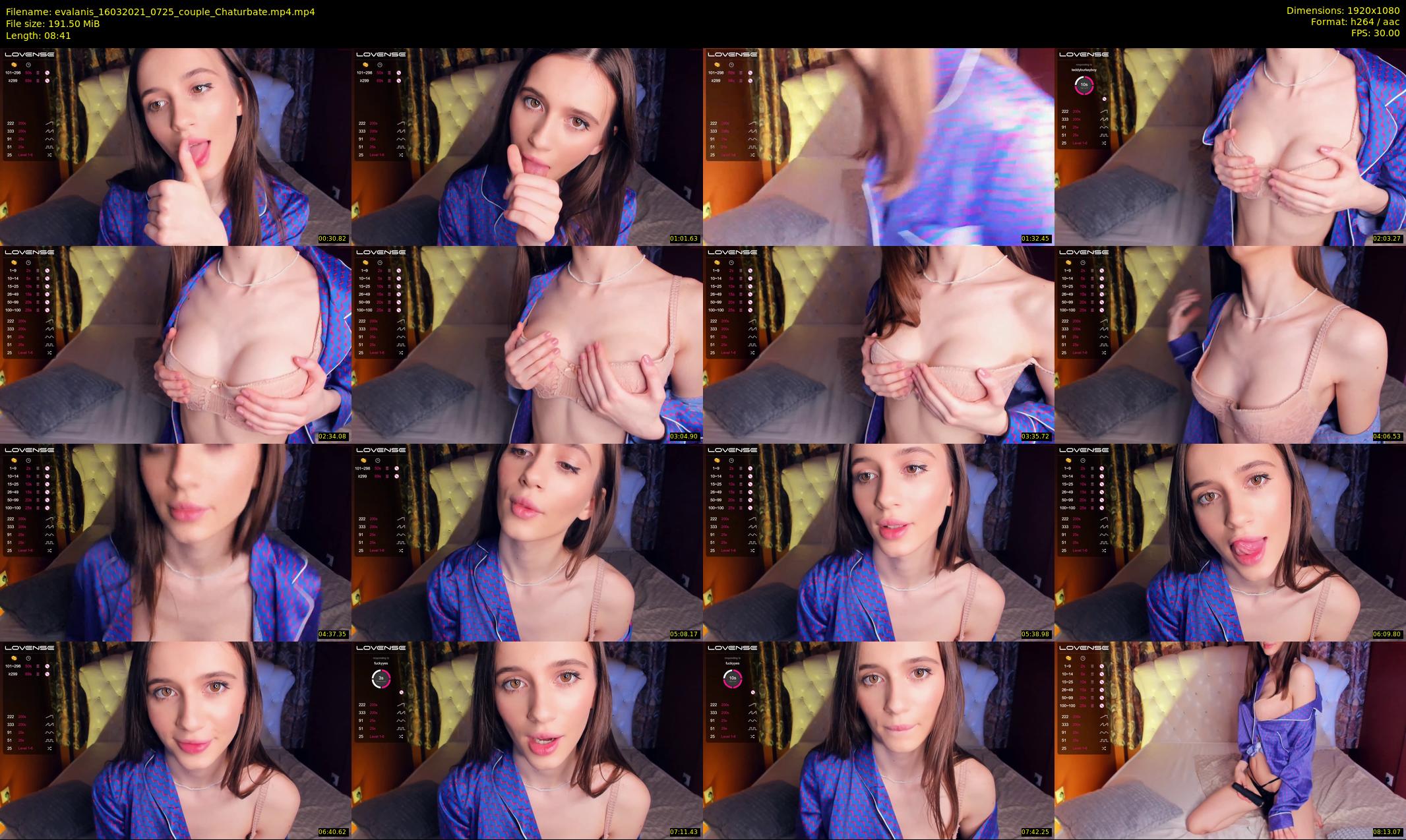 evalanis — 9 minute Chaturbate couple cam show recording, 1080p, Mar 16, 2021