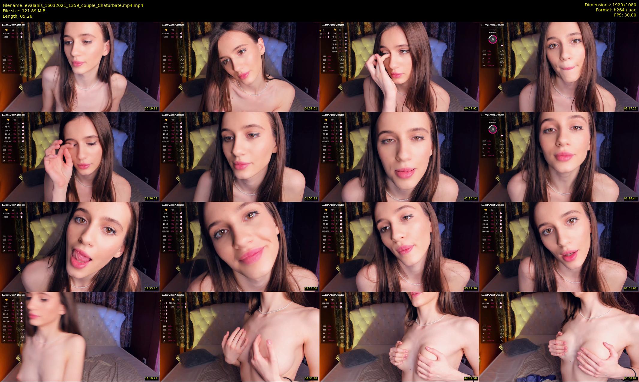 evalanis — 6 minute Chaturbate couple cam show recording, 1080p, Mar 16, 2021