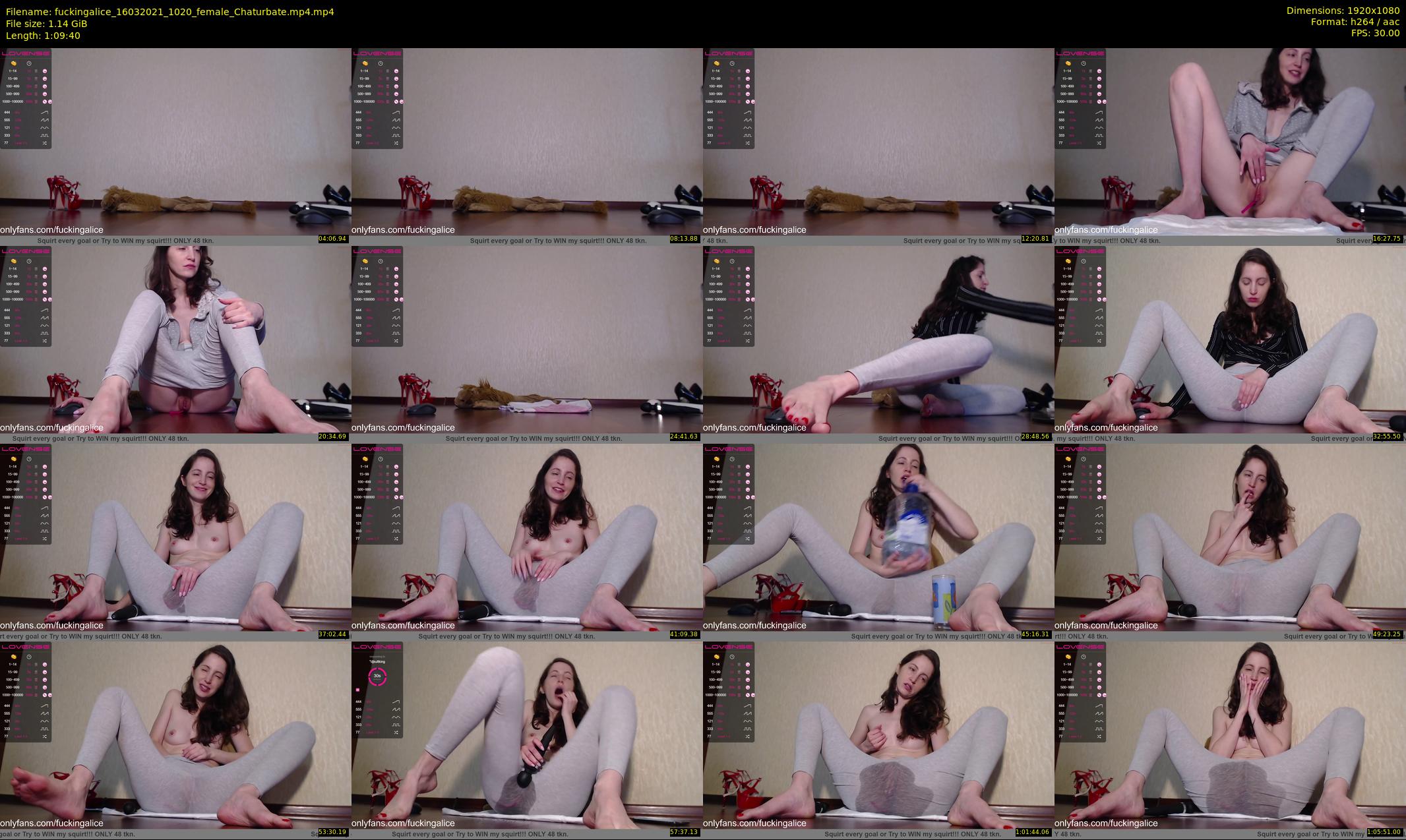 fuckingalice — 70 minute Chaturbate female cam show recording, 1080p, Mar 16, 2021