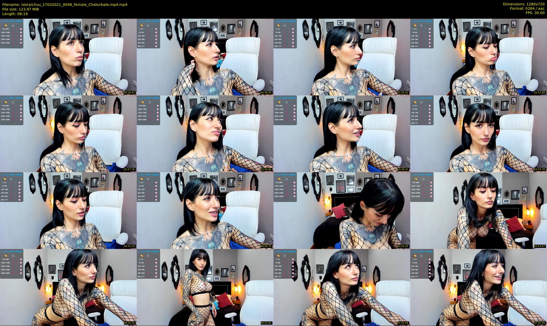 isisraichuu — 9 minute Chaturbate female cam show recording, 720p, Mar 17, 2021