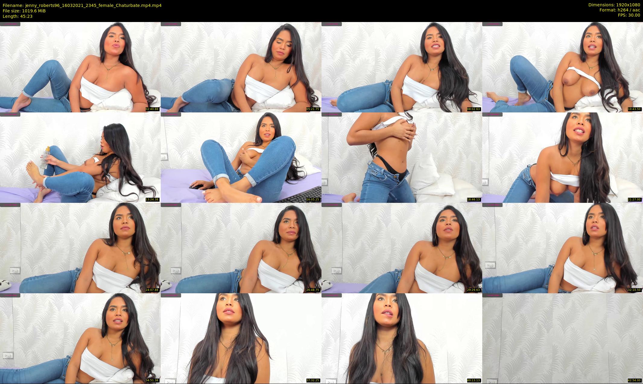 jenny_roberts96 — 46 minute Chaturbate female cam show recording, 1080p, Mar 16, 2021