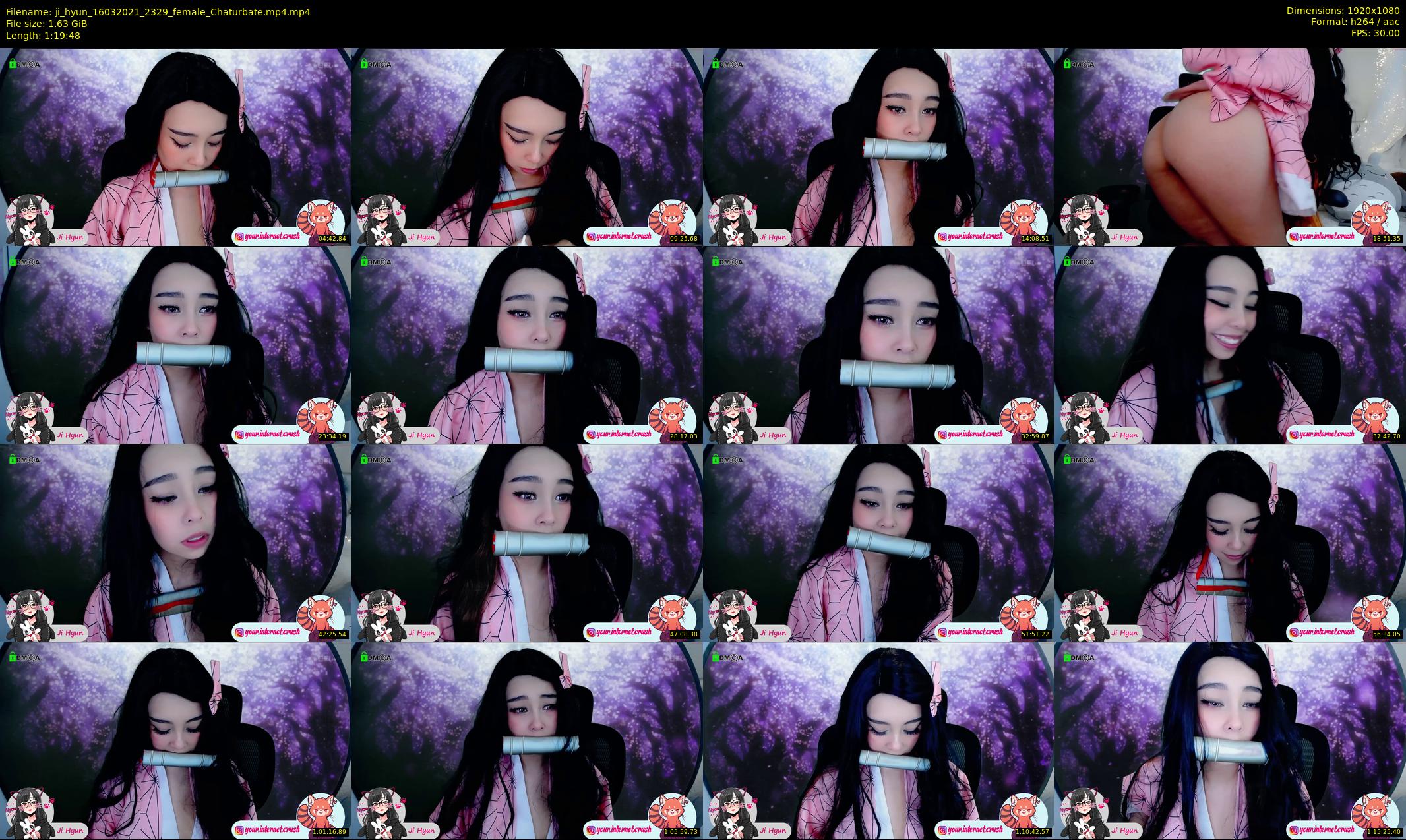 ji_hyun — 80 minute Chaturbate female cam show recording, 1080p, Mar 16, 2021