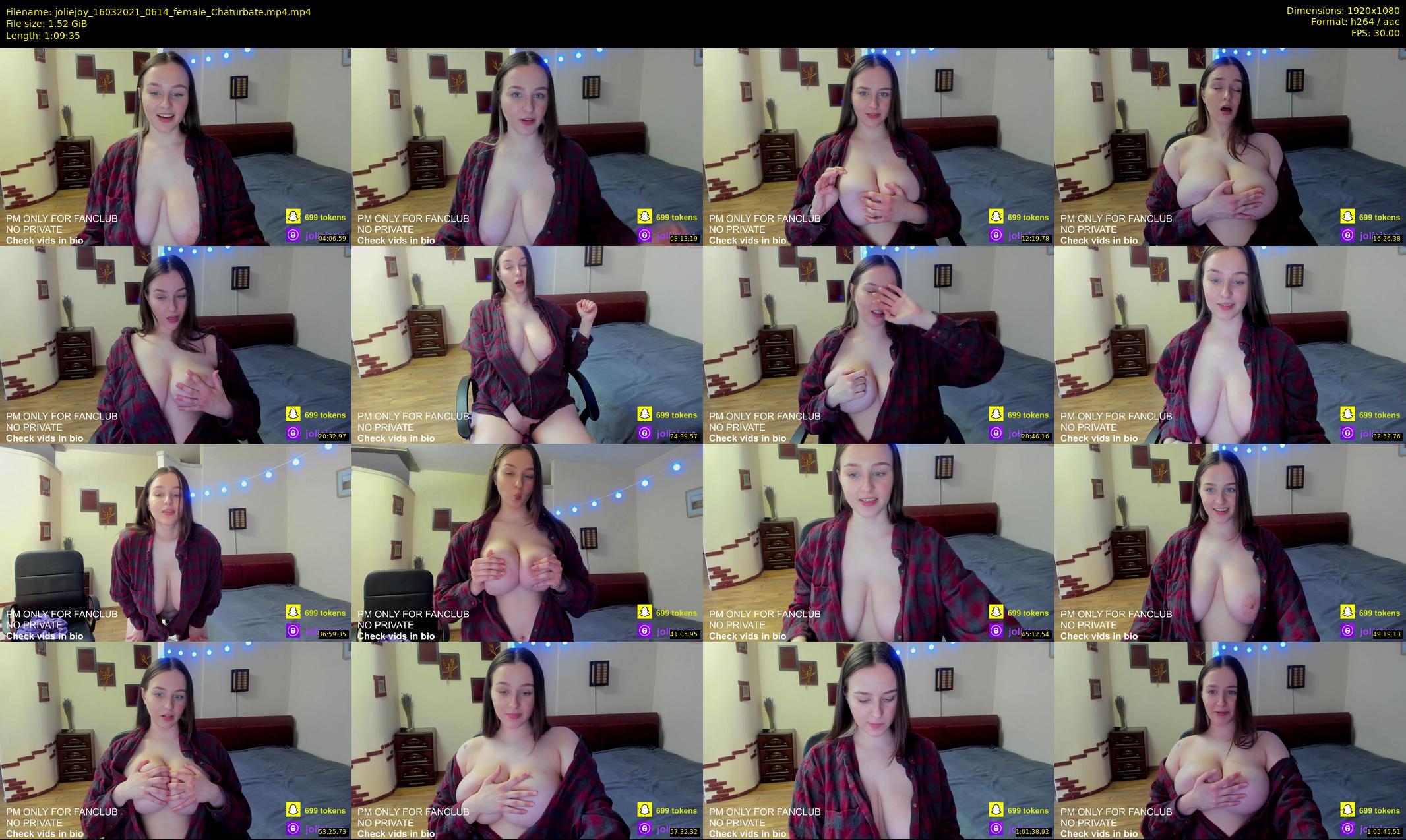 joliejoy — 70 minute Chaturbate female cam show recording, 1080p, Mar 16, 2021