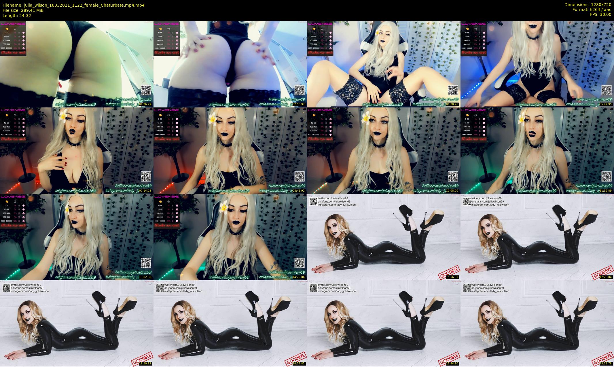julia_wilson — 25 minute Chaturbate female cam show recording, 720p, Mar 16, 2021