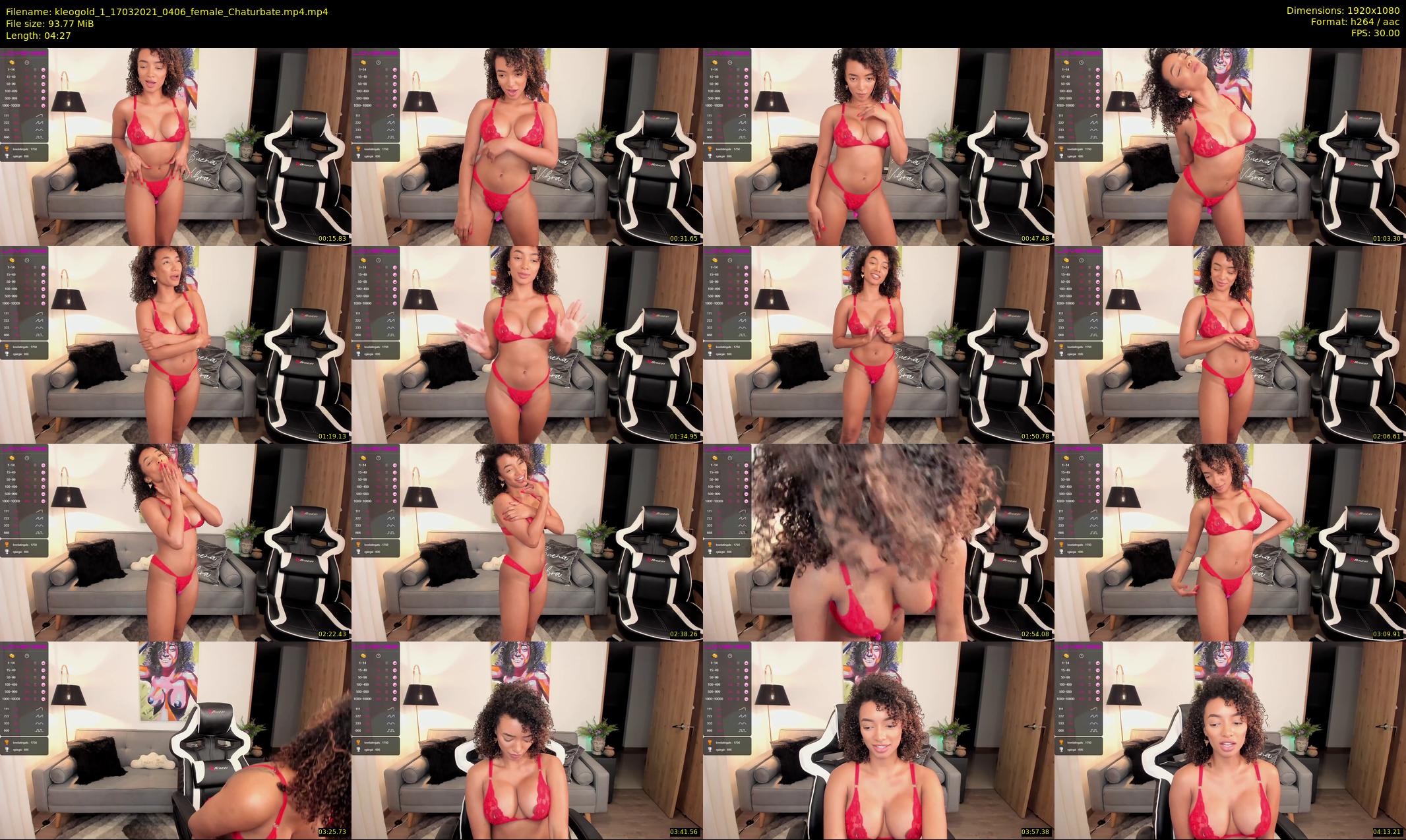 kleogold_1 — 5 minute Chaturbate female cam show recording, 1080p, Mar 17, 2021
