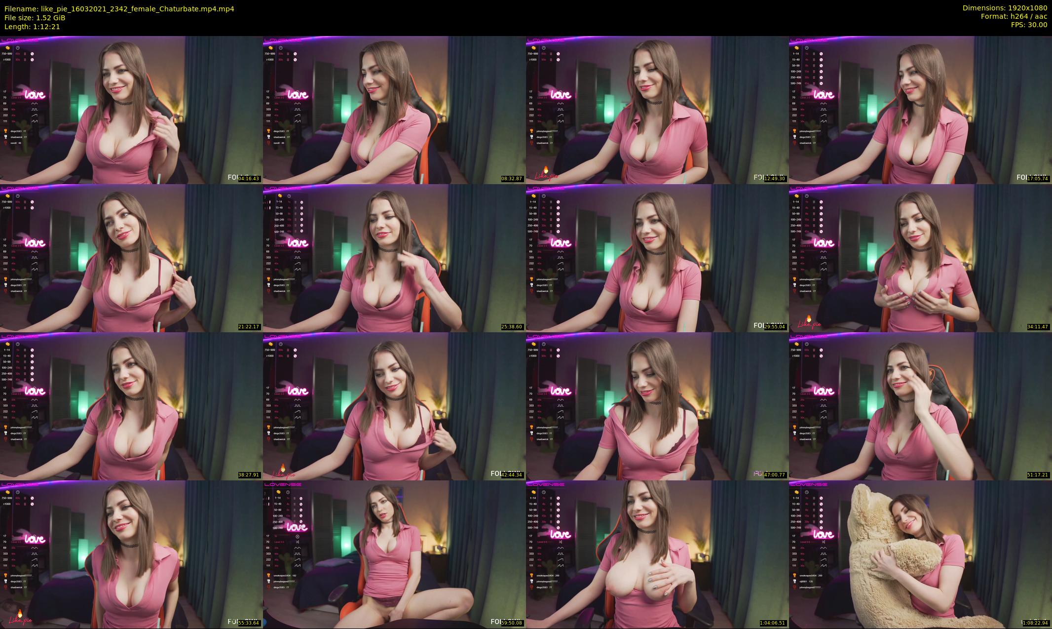 like_pie — 73 minute Chaturbate couple cam show recording, 1080p, Mar 16, 2021