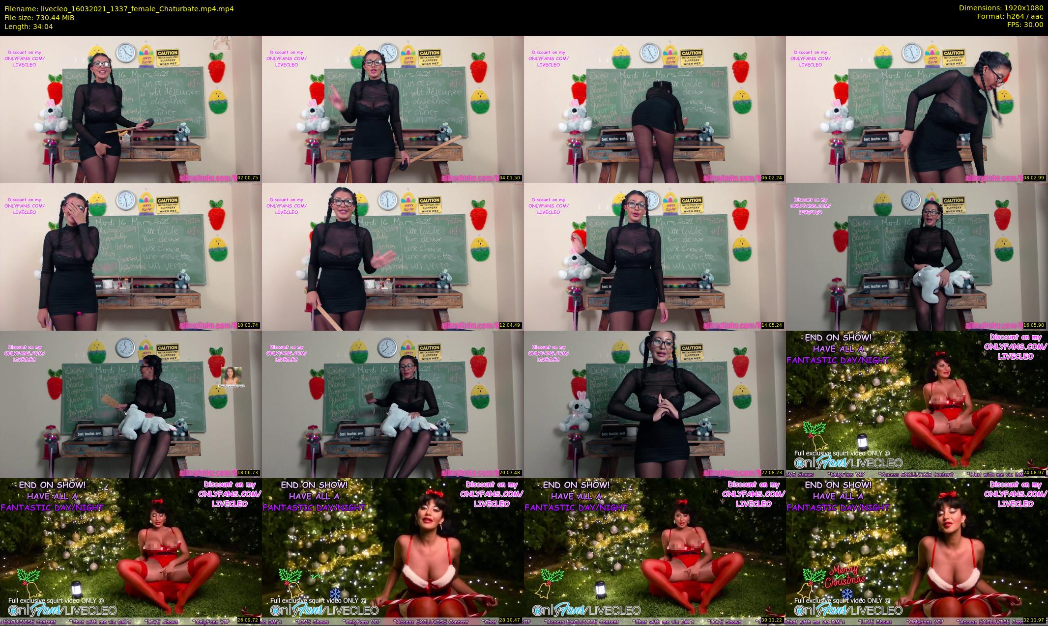 livecleo — 35 minute Chaturbate female cam show recording, 1080p, Mar 16, 2021
