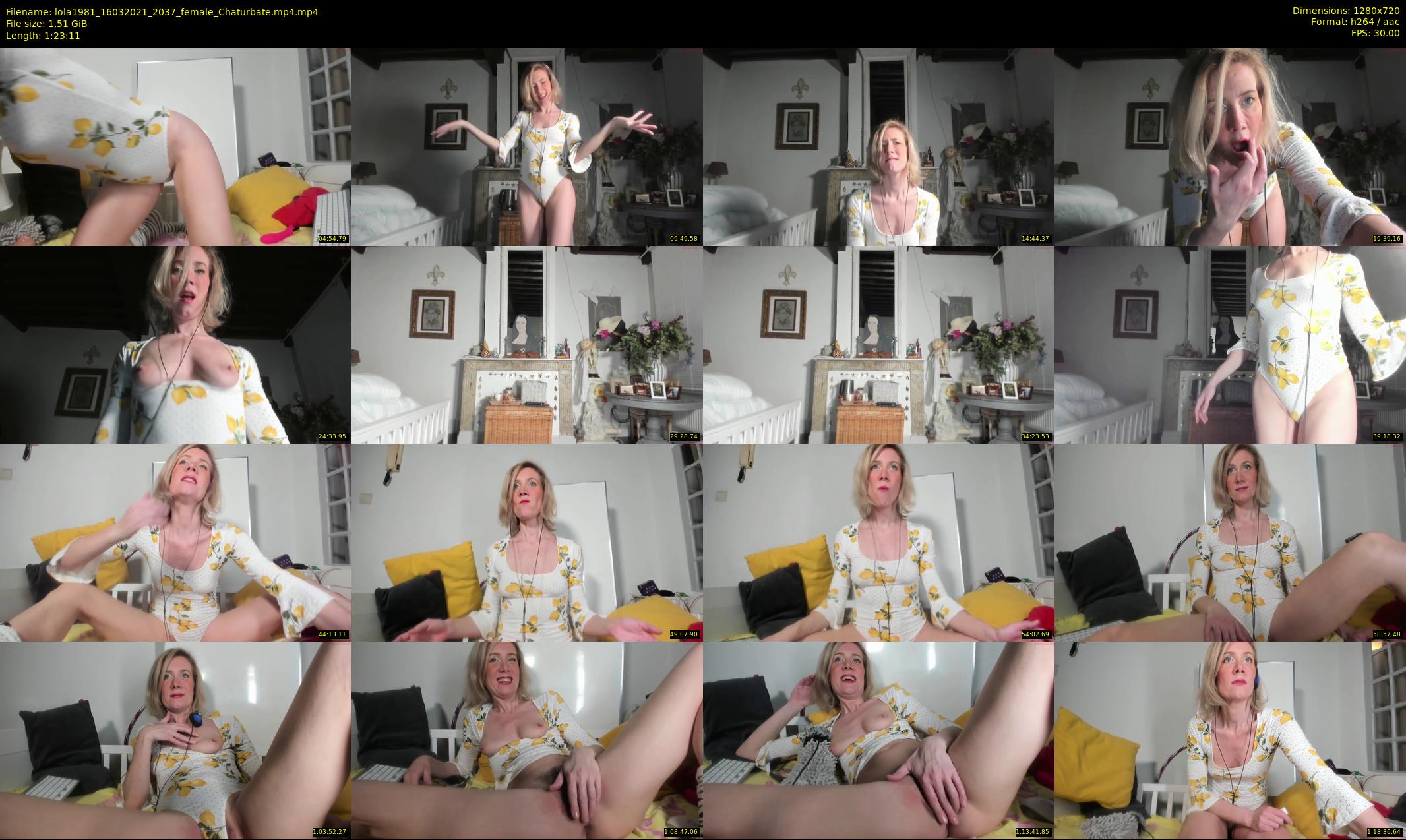lola1981 — 84 minute Chaturbate female cam show recording, 720p, Mar 16, 2021