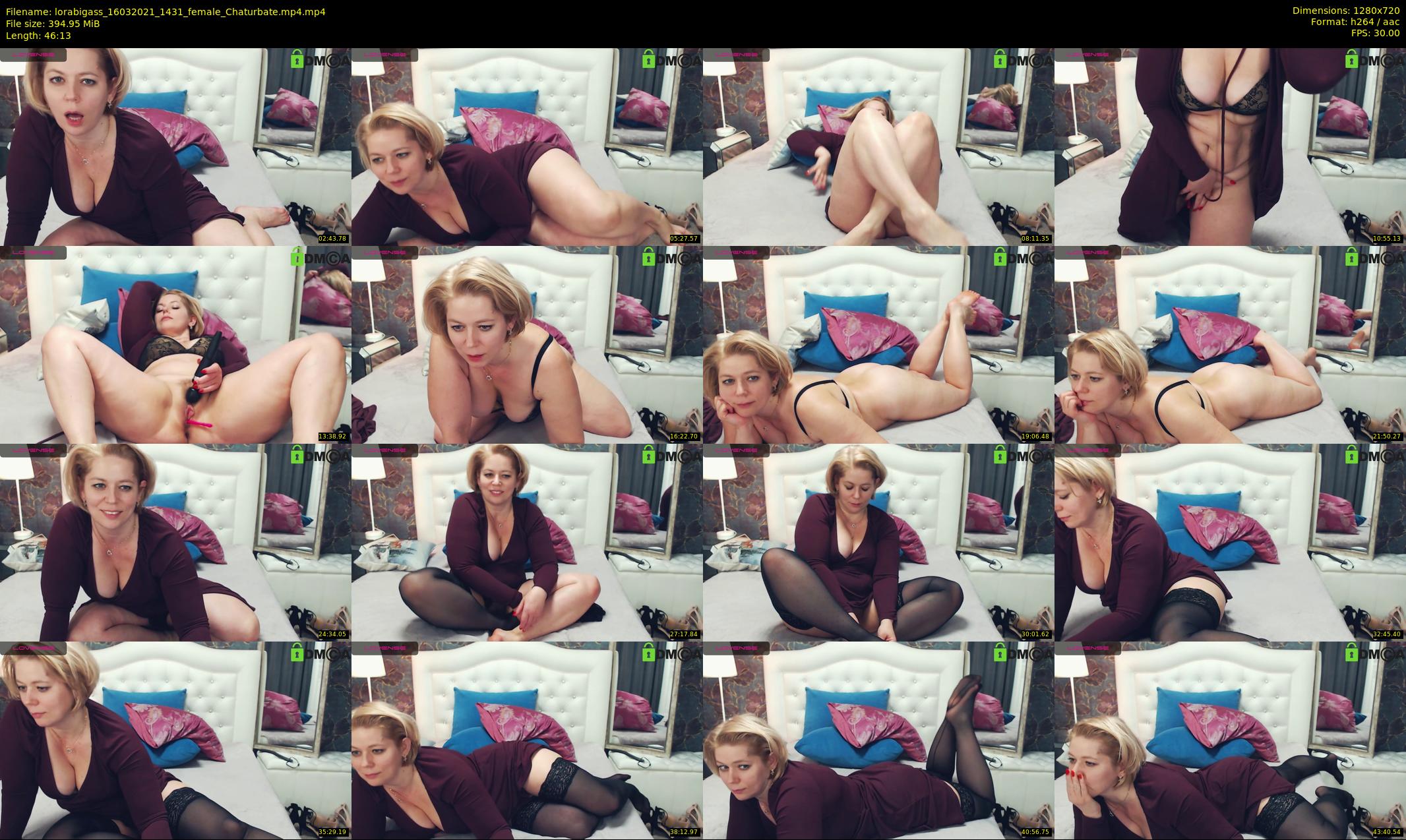 lorabigass — 47 minute Chaturbate female cam show recording, 720p, Mar 16, 2021
