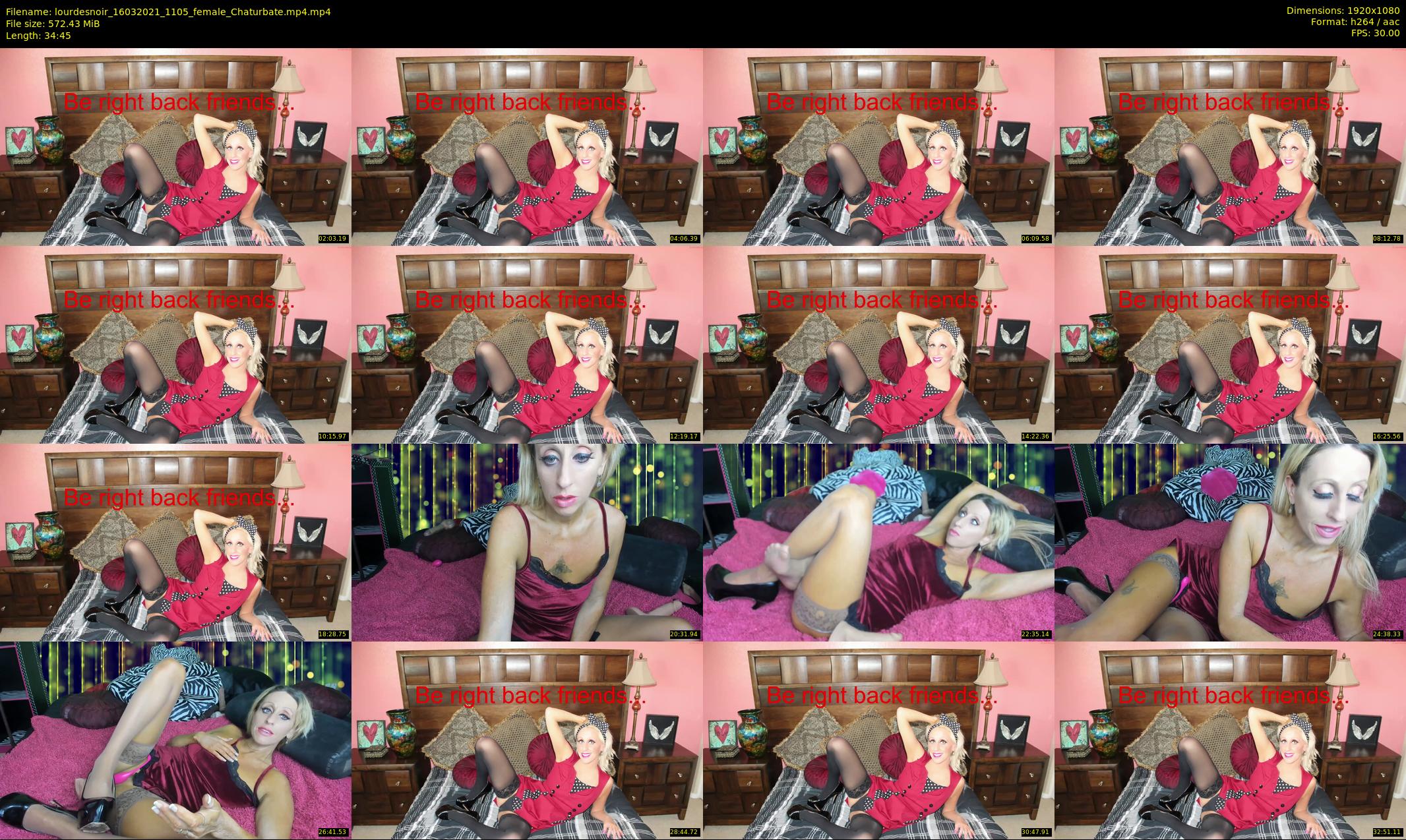 lourdesnoir — 35 minute Chaturbate female cam show recording, 1080p, Mar 16, 2021