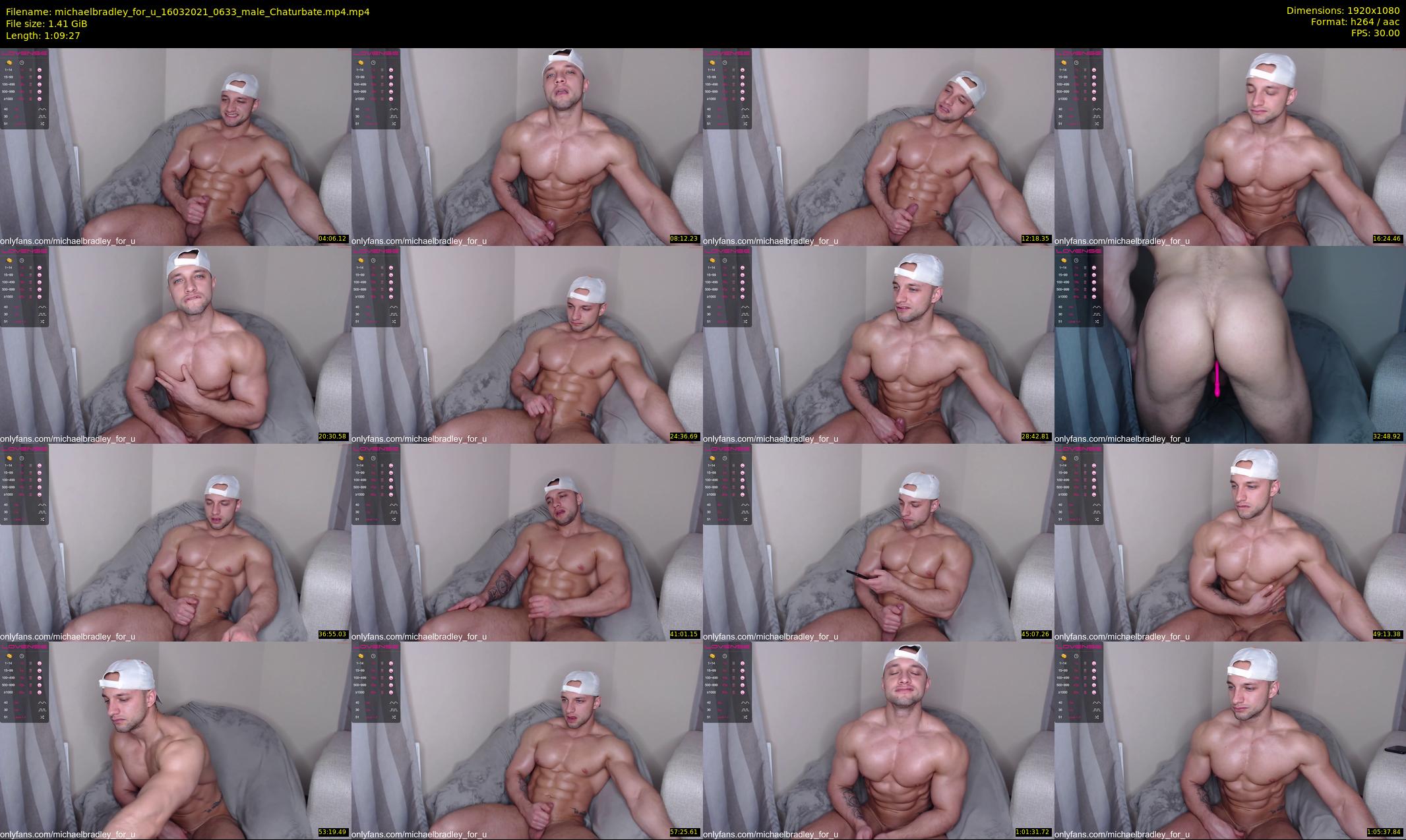 michaelbradley_for_u — 70 minute Chaturbate male cam show recording, 1080p, Mar 16, 2021