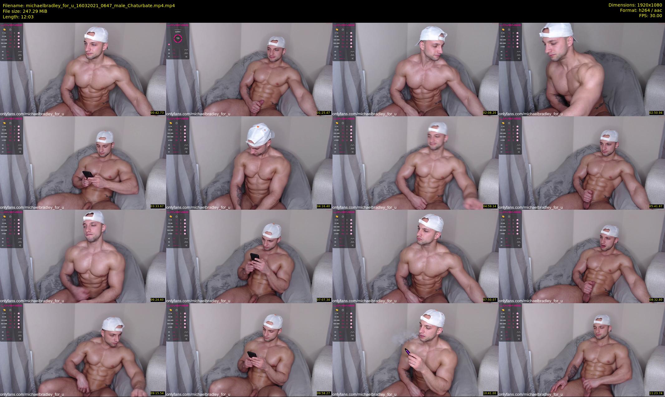michaelbradley_for_u — 13 minute Chaturbate male cam show recording, 1080p, Mar 16, 2021