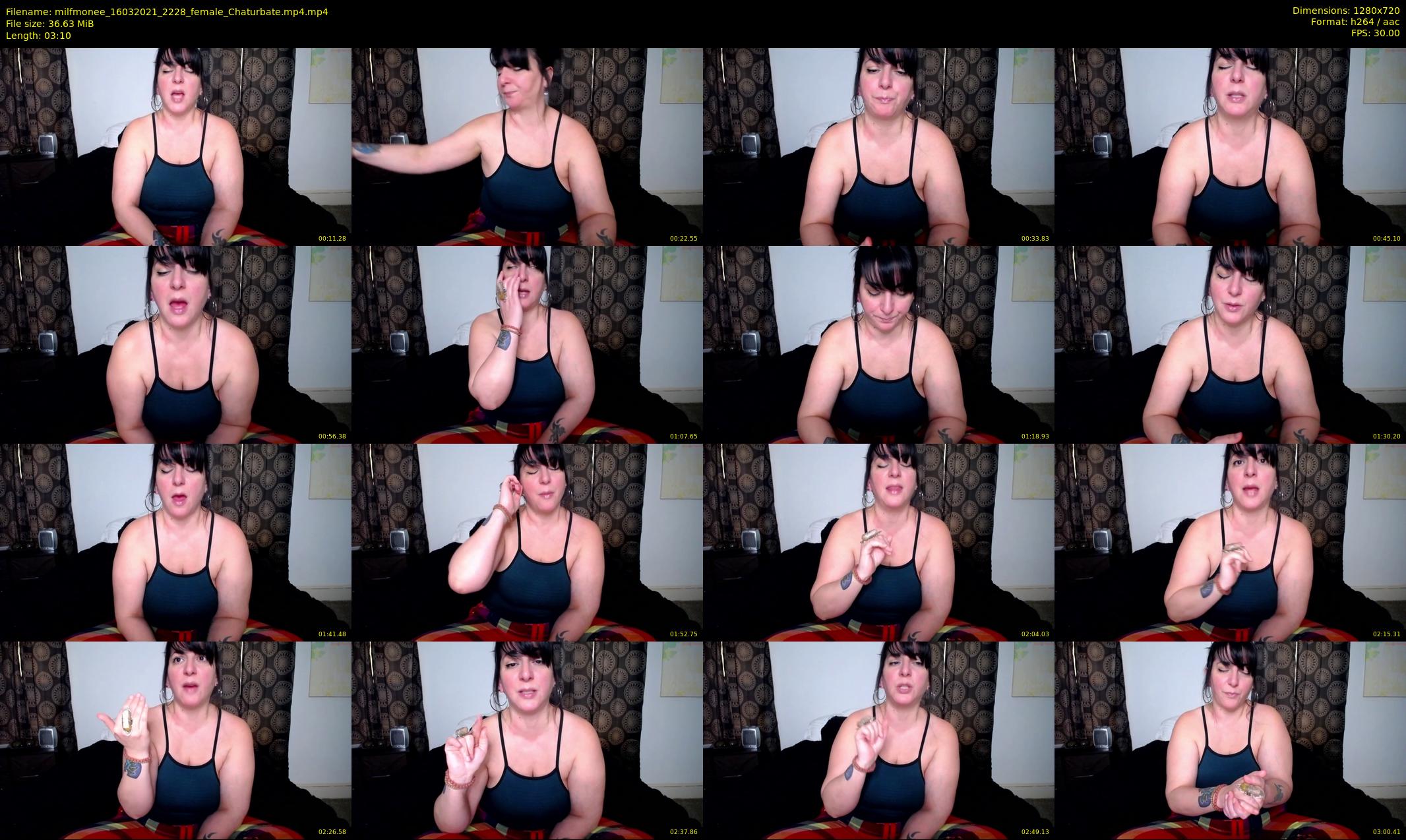 milfmonee — 4 minute Chaturbate female cam show recording, 720p, Mar 16, 2021