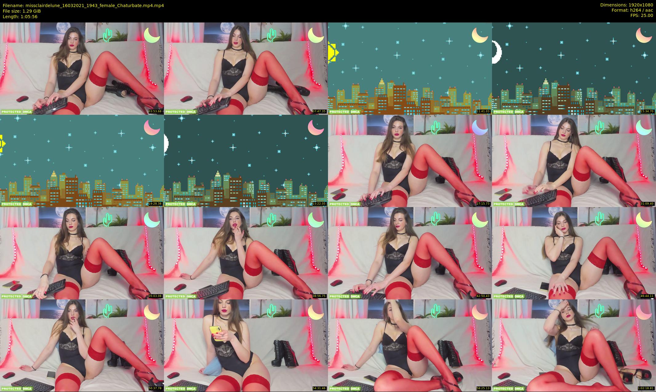 missclairdelune — 66 minute Chaturbate female cam show recording, 1080p, Mar 16, 2021