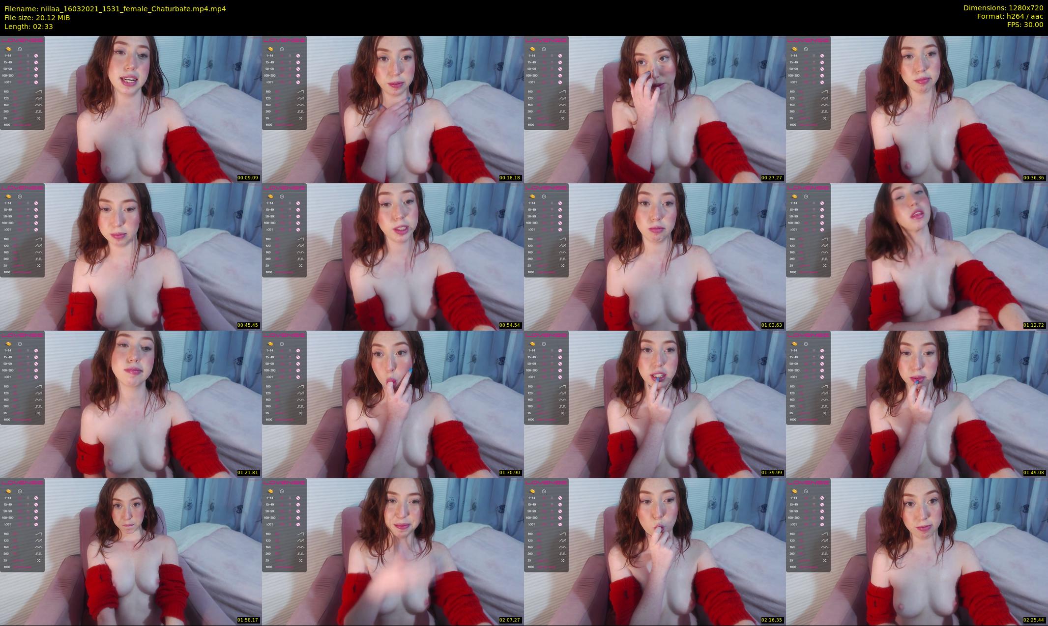 niilaa — 3 minute Chaturbate female cam show recording, 720p, Mar 16, 2021