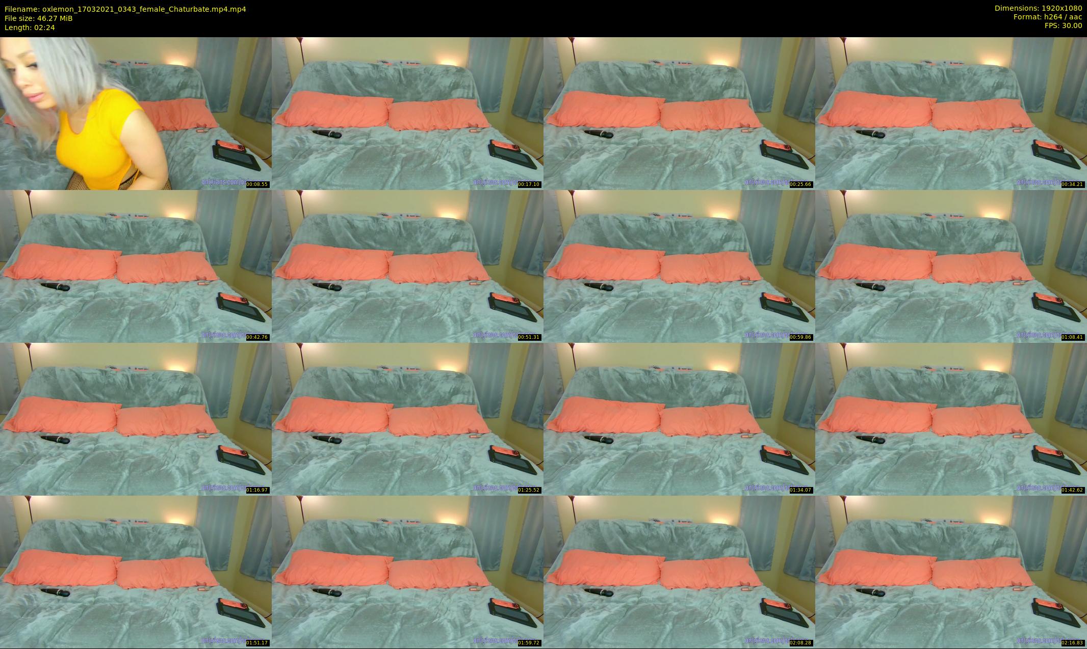oxlemon — 3 minute Chaturbate female cam show recording, 1080p, Mar 17, 2021